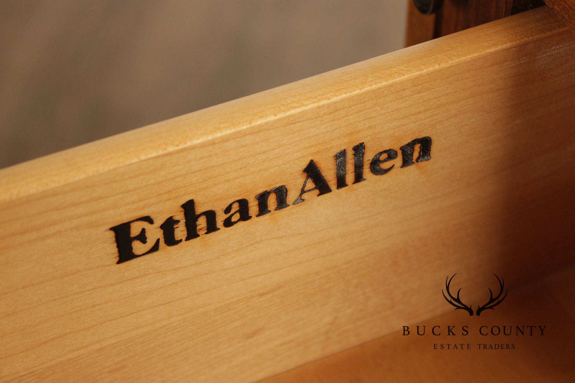 Ethan Allen 'Circa 1776' Maple Slant Front Writing Desk
