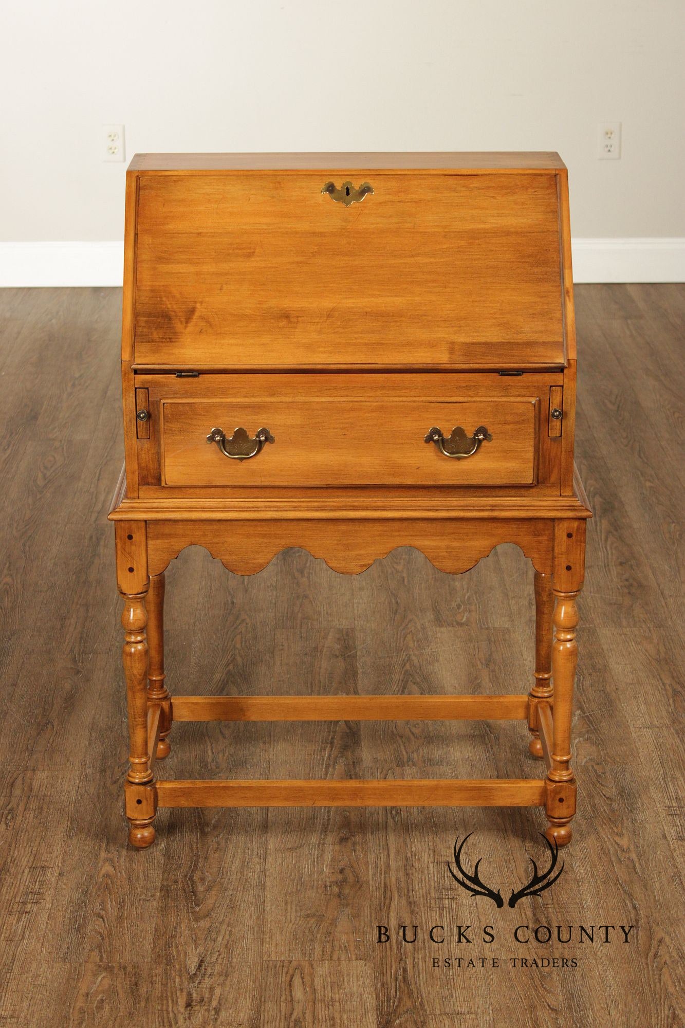 Ethan Allen 'Circa 1776' Maple Slant Front Writing Desk