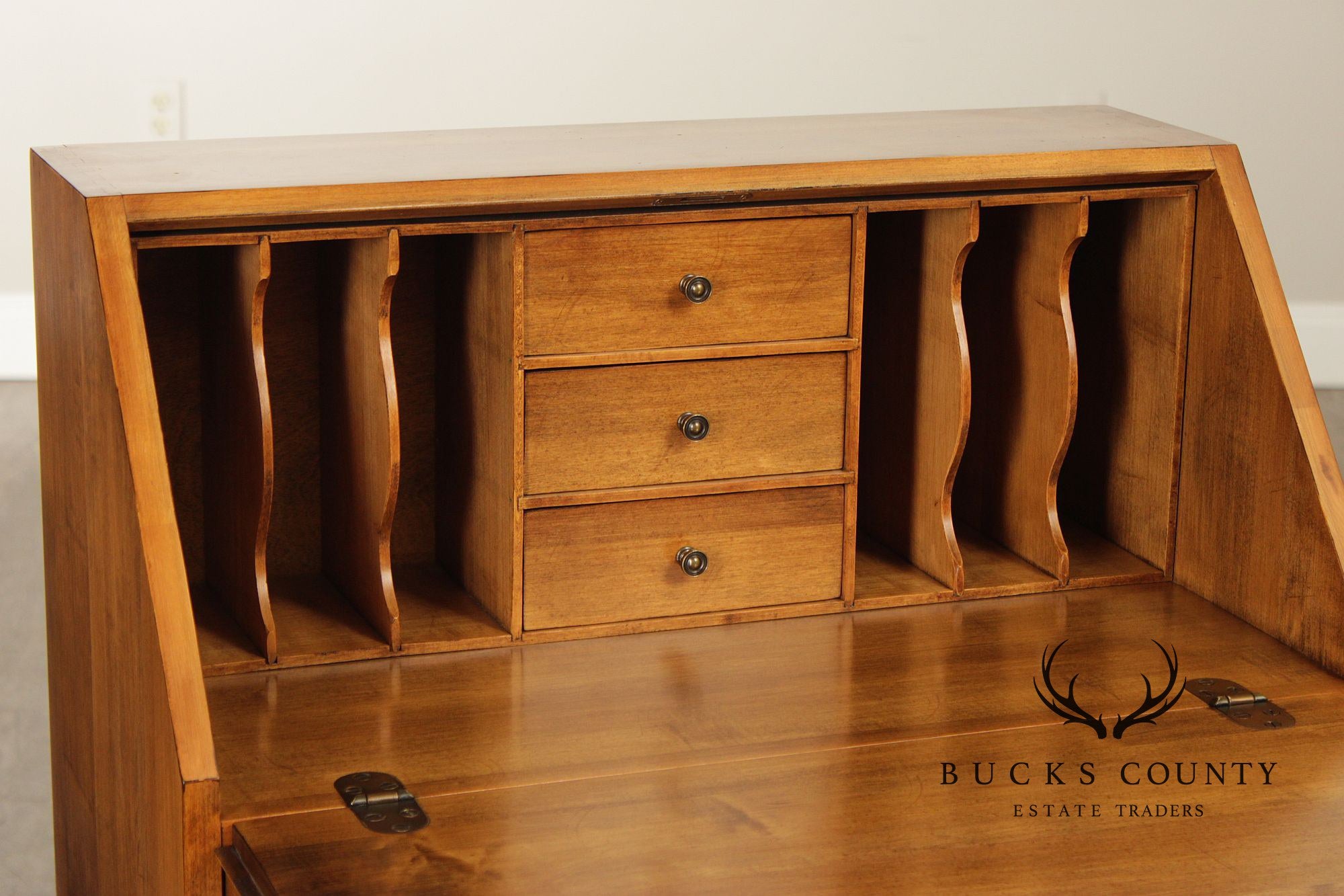 Ethan Allen 'Circa 1776' Maple Slant Front Writing Desk