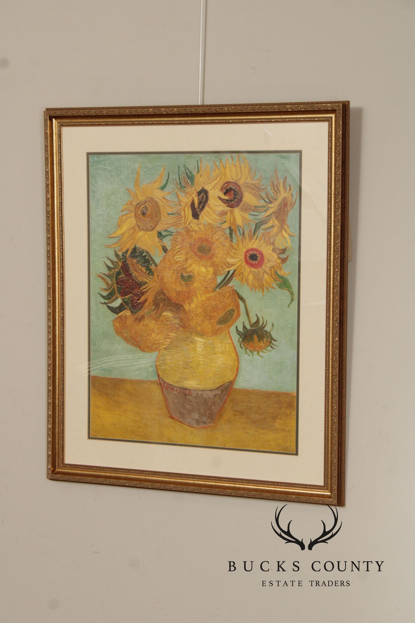 Vincent Van Gogh Reproduction Print, 'Vase with Twelve Sunflowers'