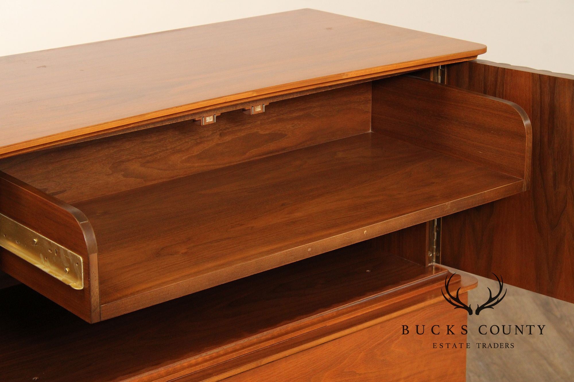 Young Manufacturing Mid Century Modern Walnut Gentleman's Chest