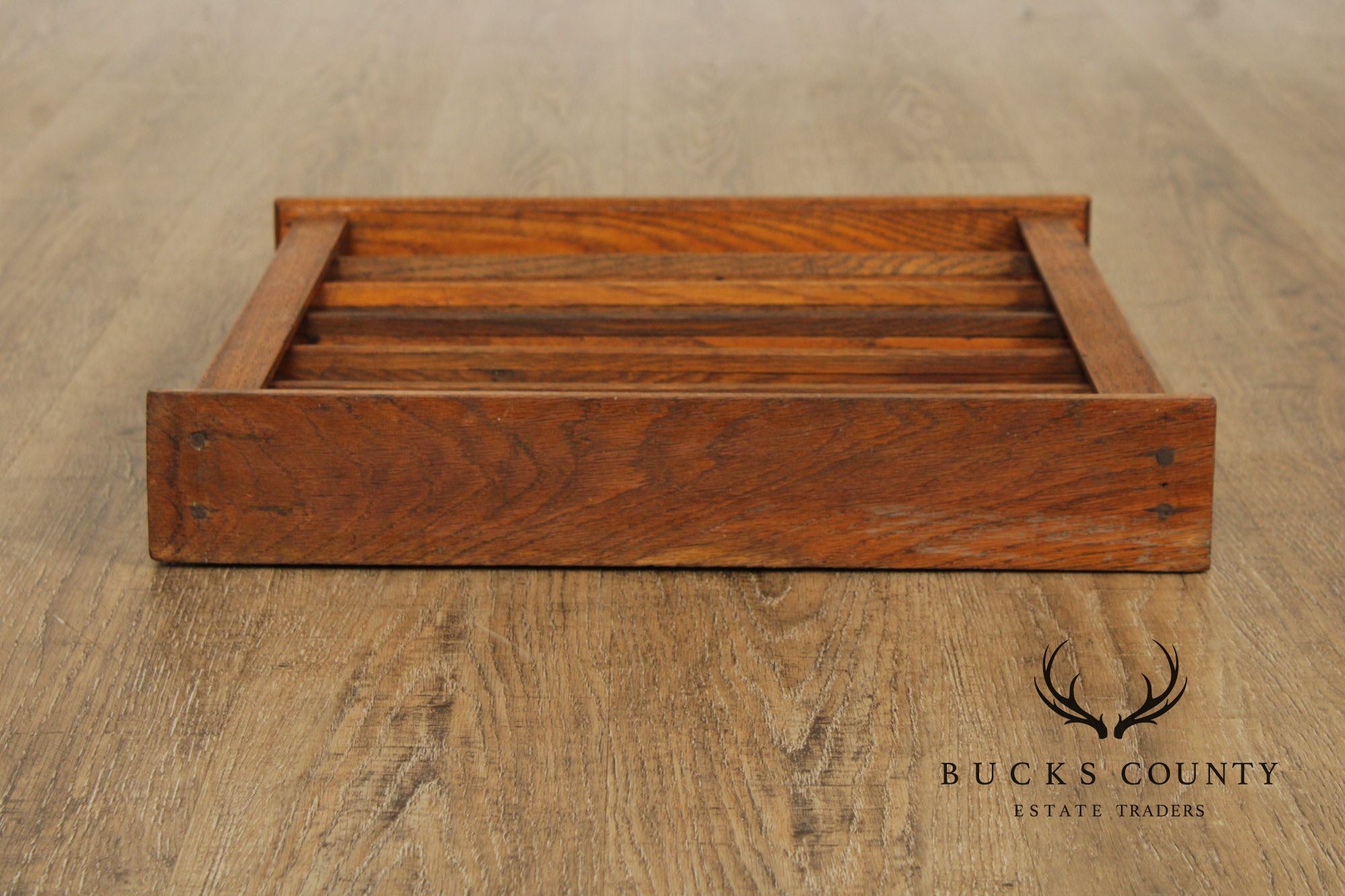 Oliver L. Briggs & Son Antique American Oak Billiards Shelf Cabinet