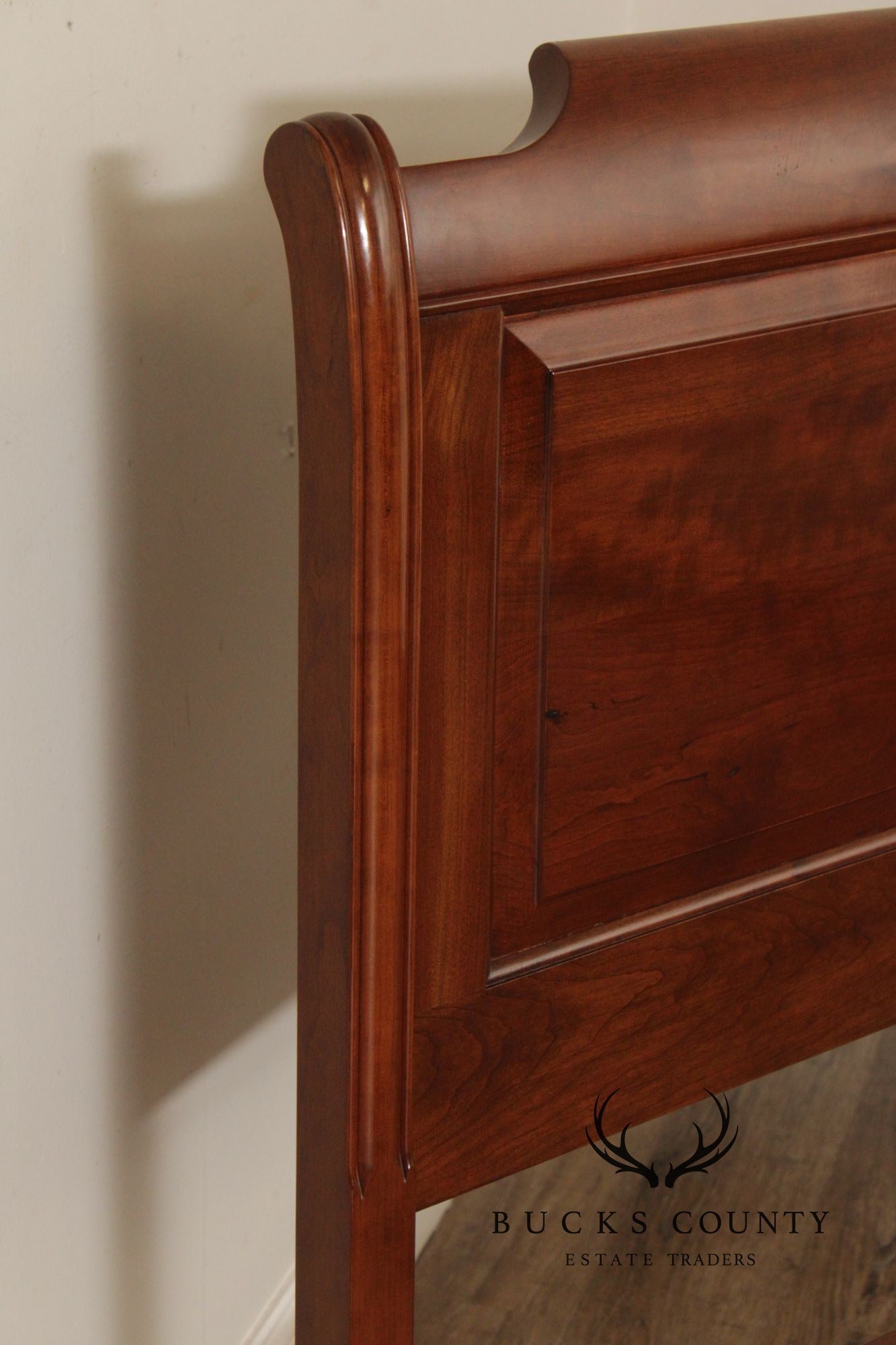 Stickley Cherry Queen Size Sleigh Bed