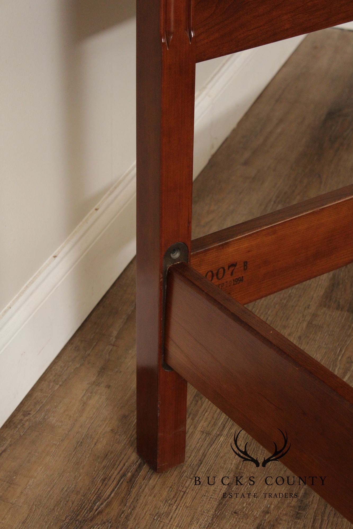 Stickley Cherry Queen Size Sleigh Bed