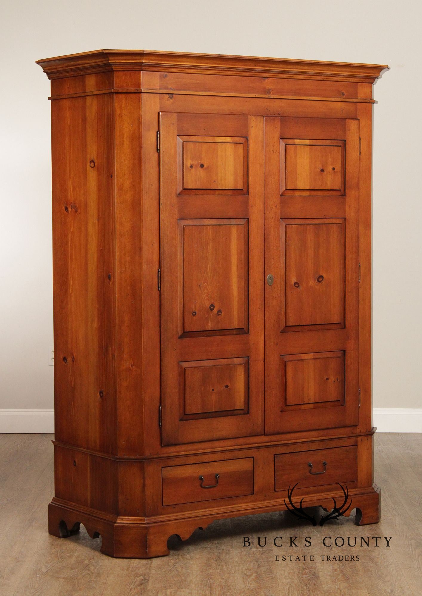 Country Classics William Draper Pine Armoire Cabinet