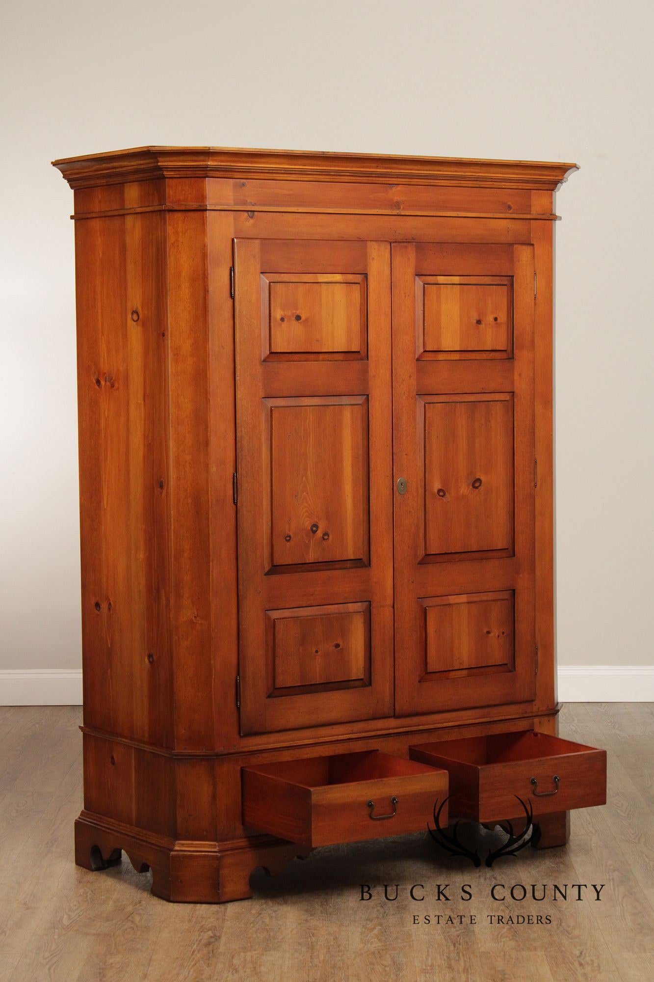 Country Classics William Draper Pine Armoire Cabinet