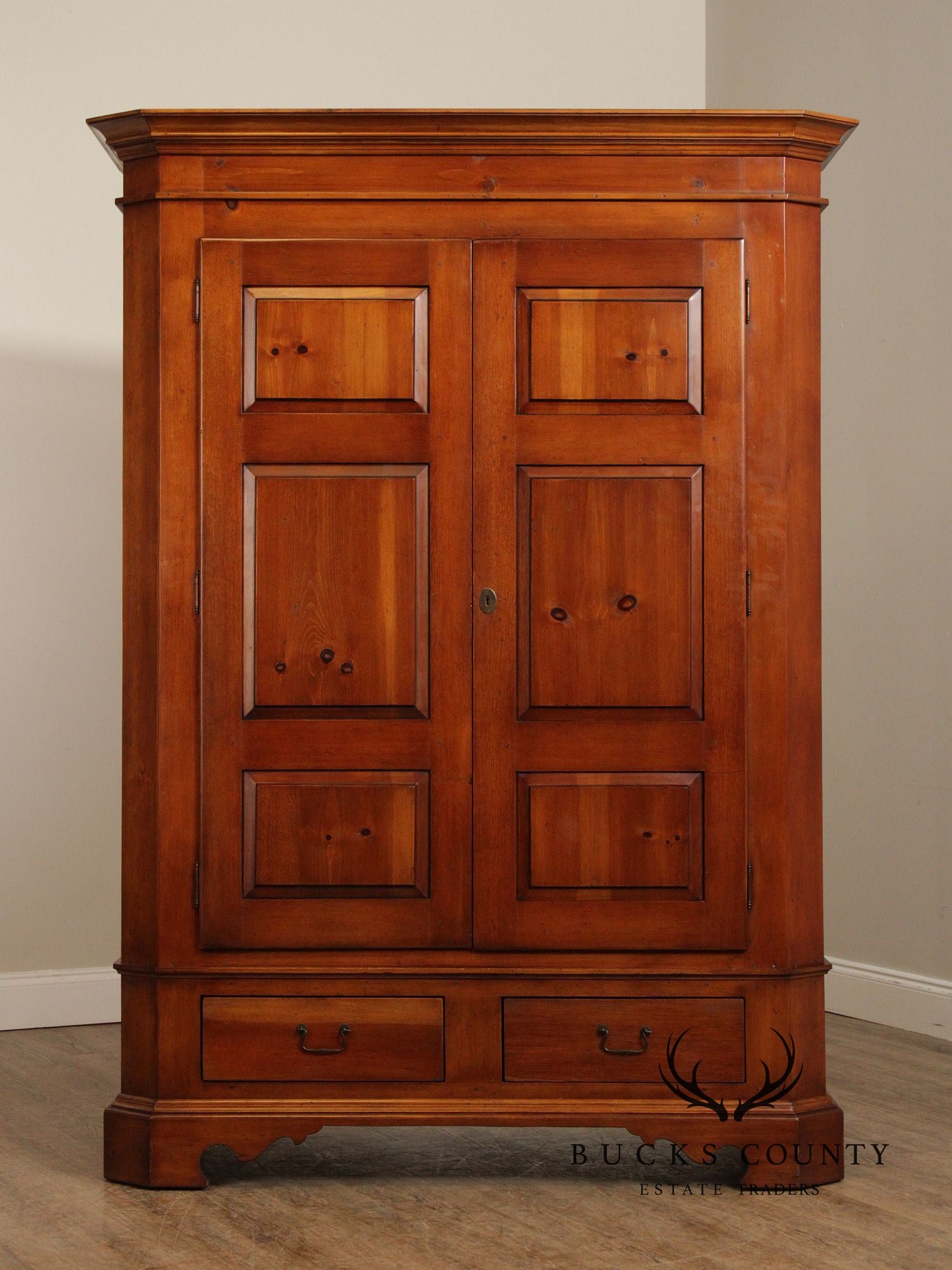 Country Classics William Draper Pine Armoire Cabinet