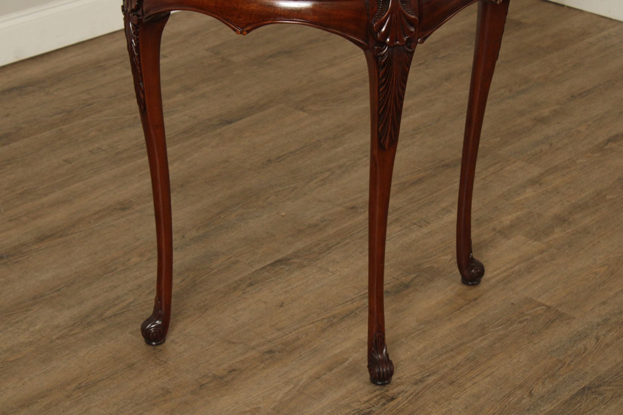 American Federal Style Mahogany Demilune Console Table