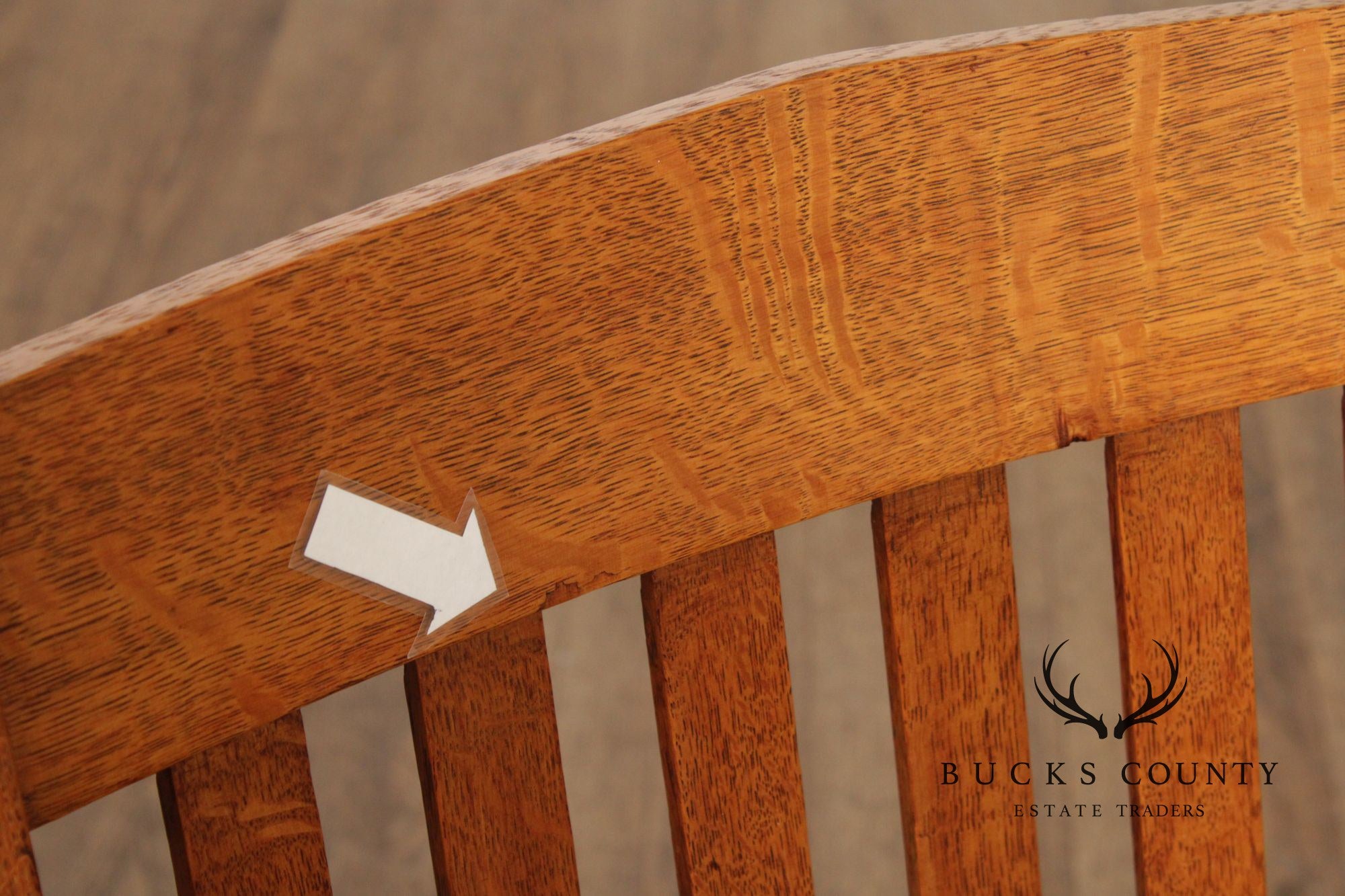 Mission Style Quarter Sawn Oak Rocking Chair