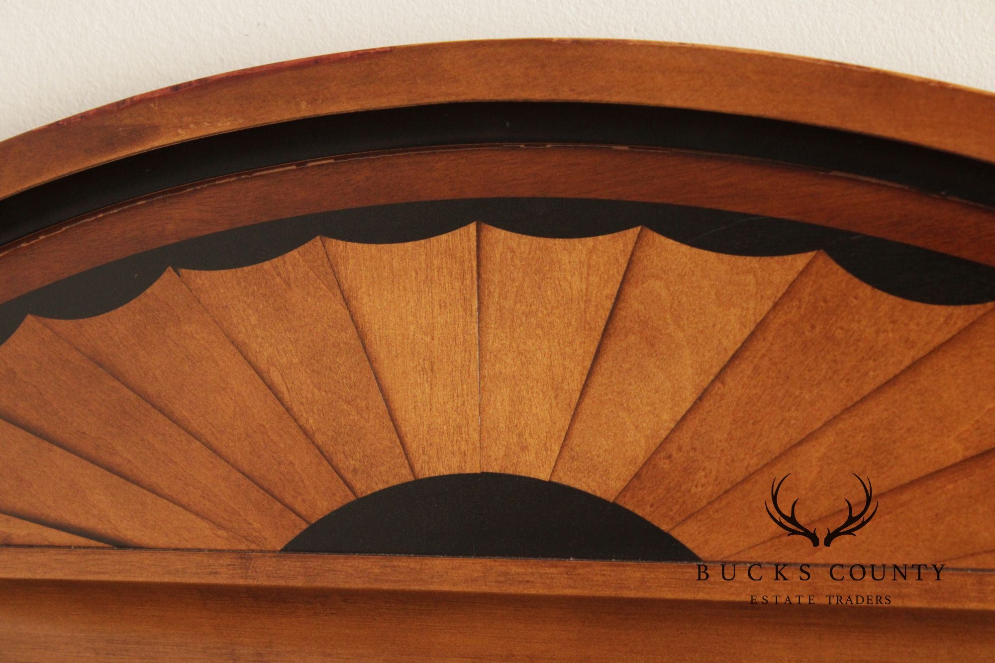 Century Furniture Empire Style Inlaid Tri-Fold Mirror