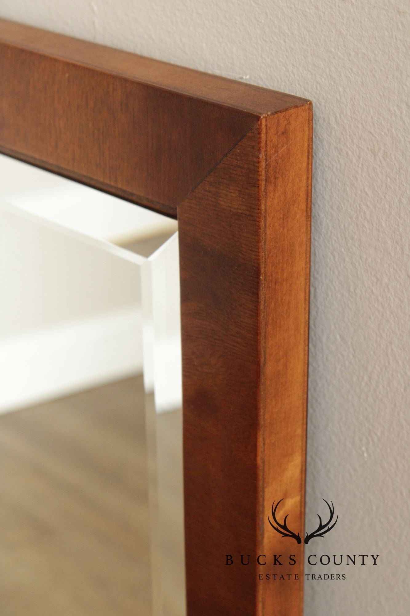 Century Furniture Empire Style Inlaid Tri-Fold Mirror