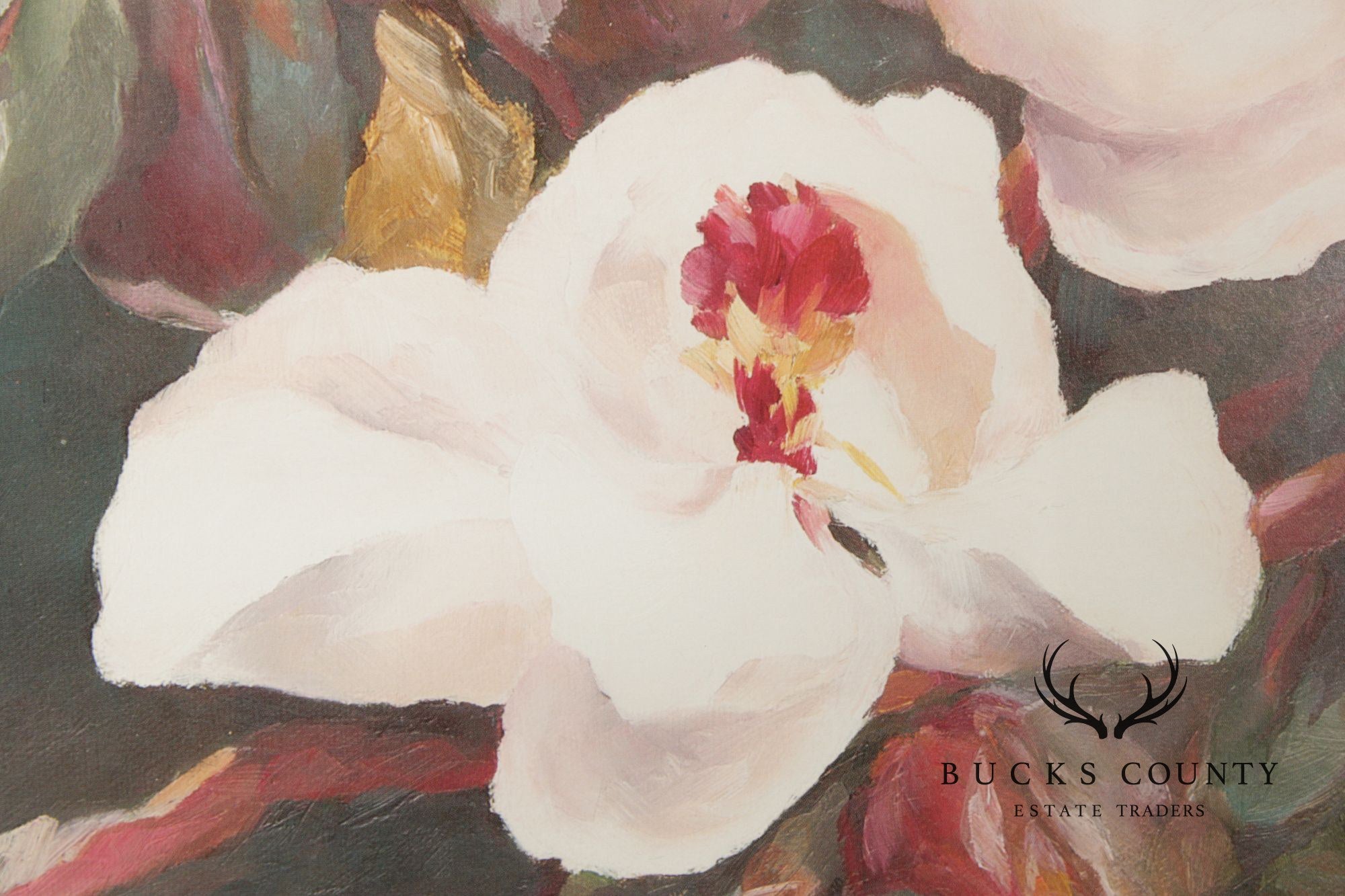 Della Storms Signed Print, 'Midnight Magnolia'