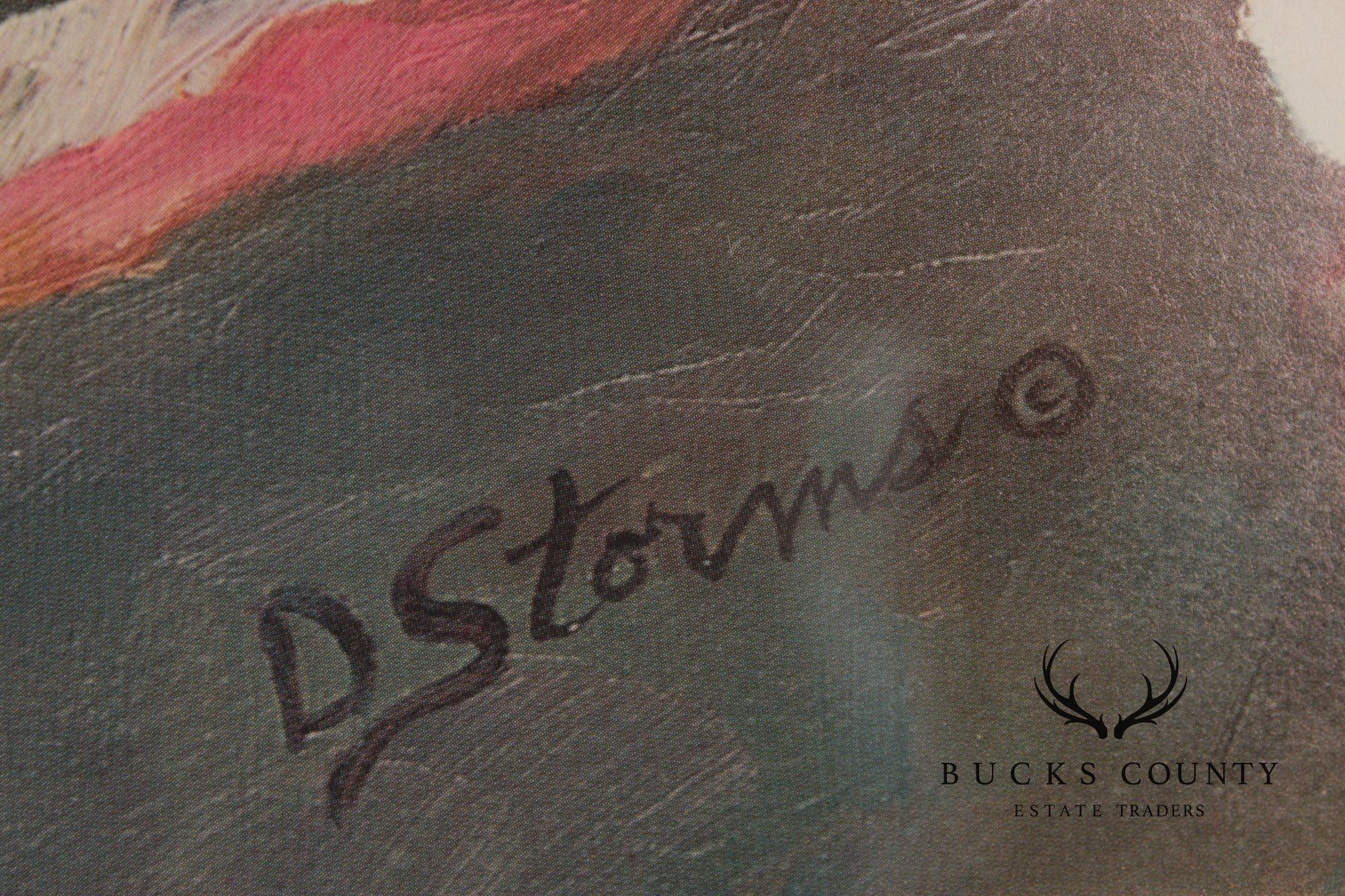 Della Storms Signed Print, 'Midnight Magnolia'