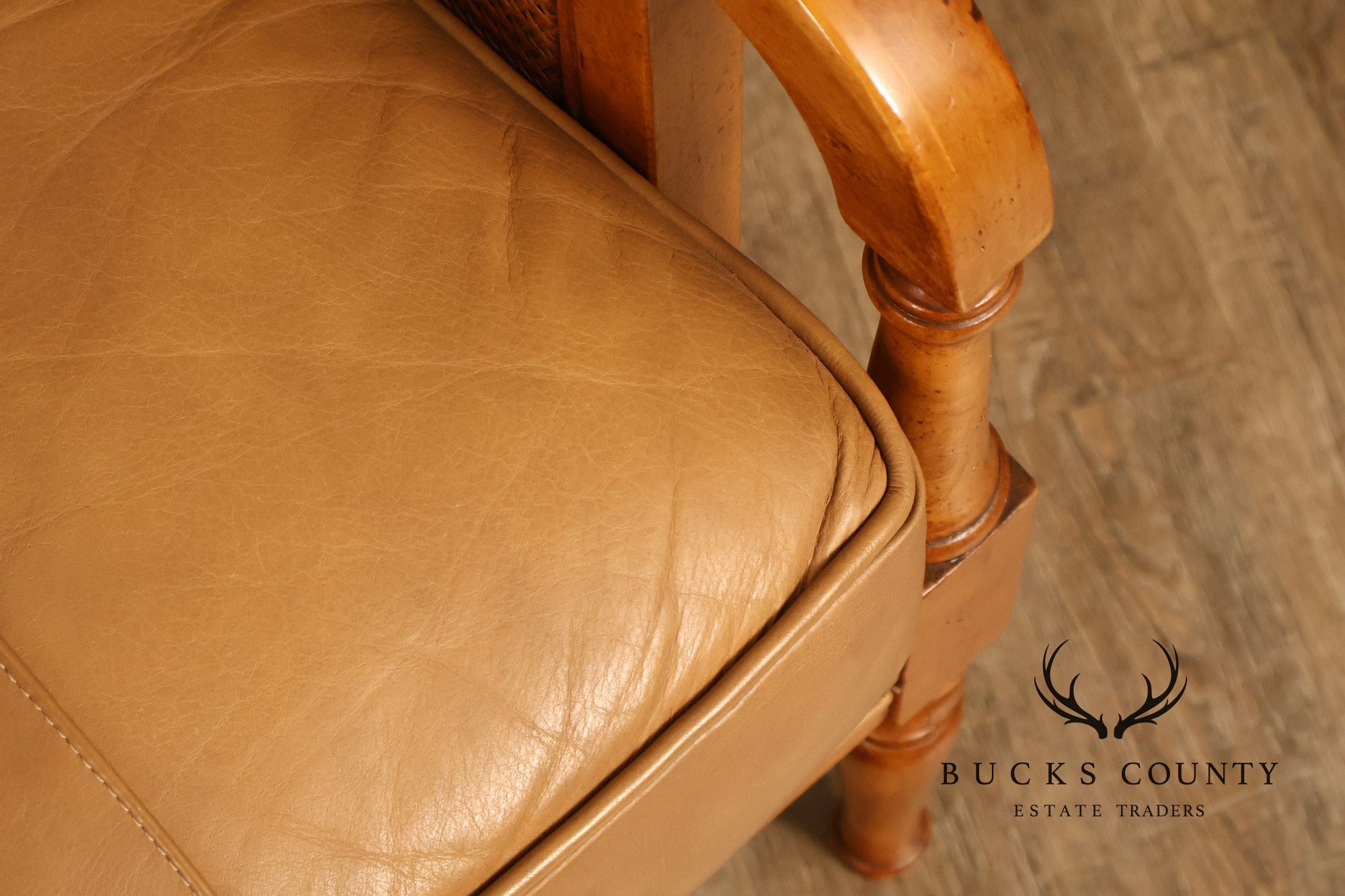 Tommy Bahama Pair of Caned Armchairs