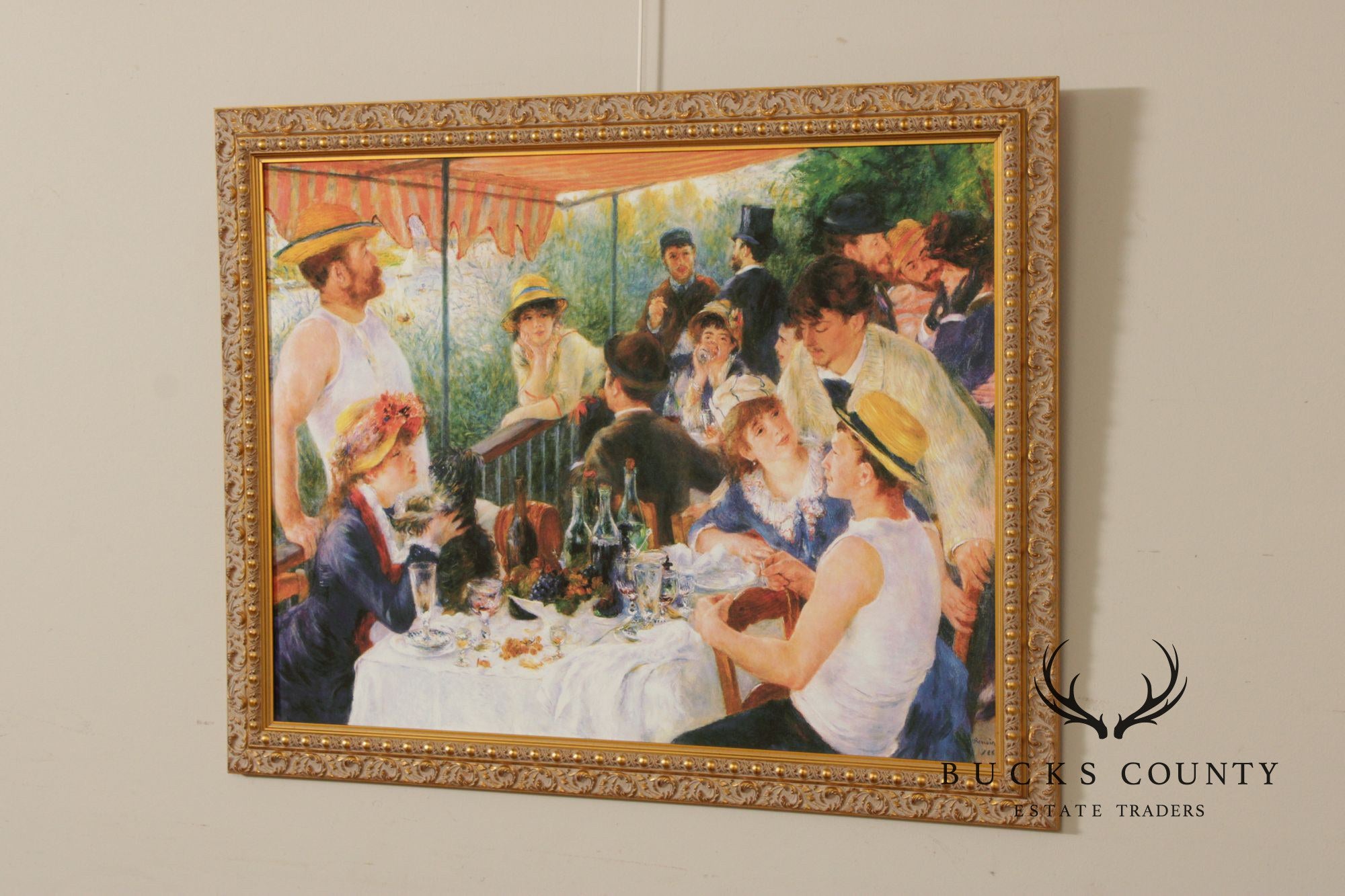 Pierre-Auguste Renoir Impressionist Print, 'Luncheon of the Boating Party'