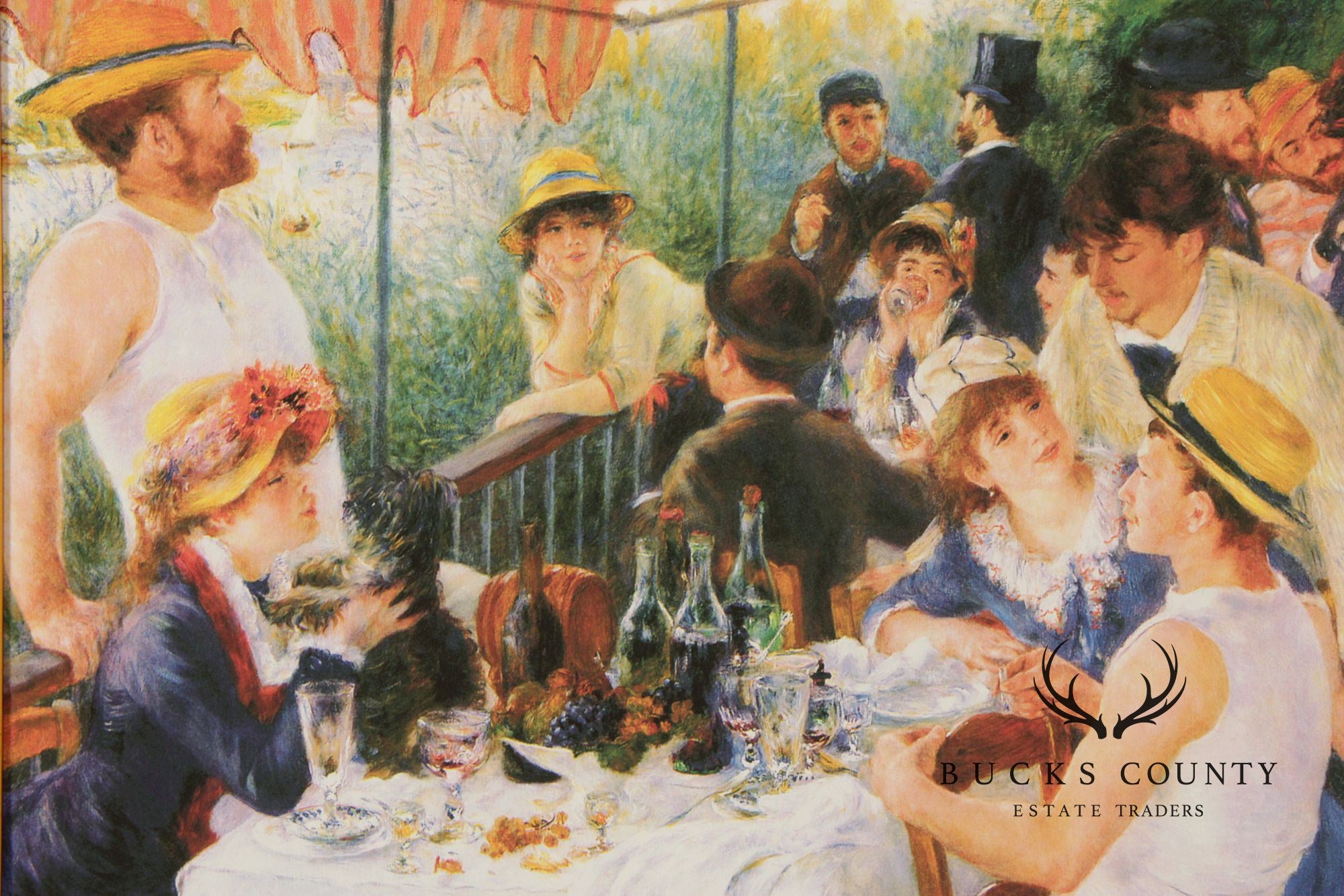 Pierre-Auguste Renoir Impressionist Print, 'Luncheon of the Boating Party'