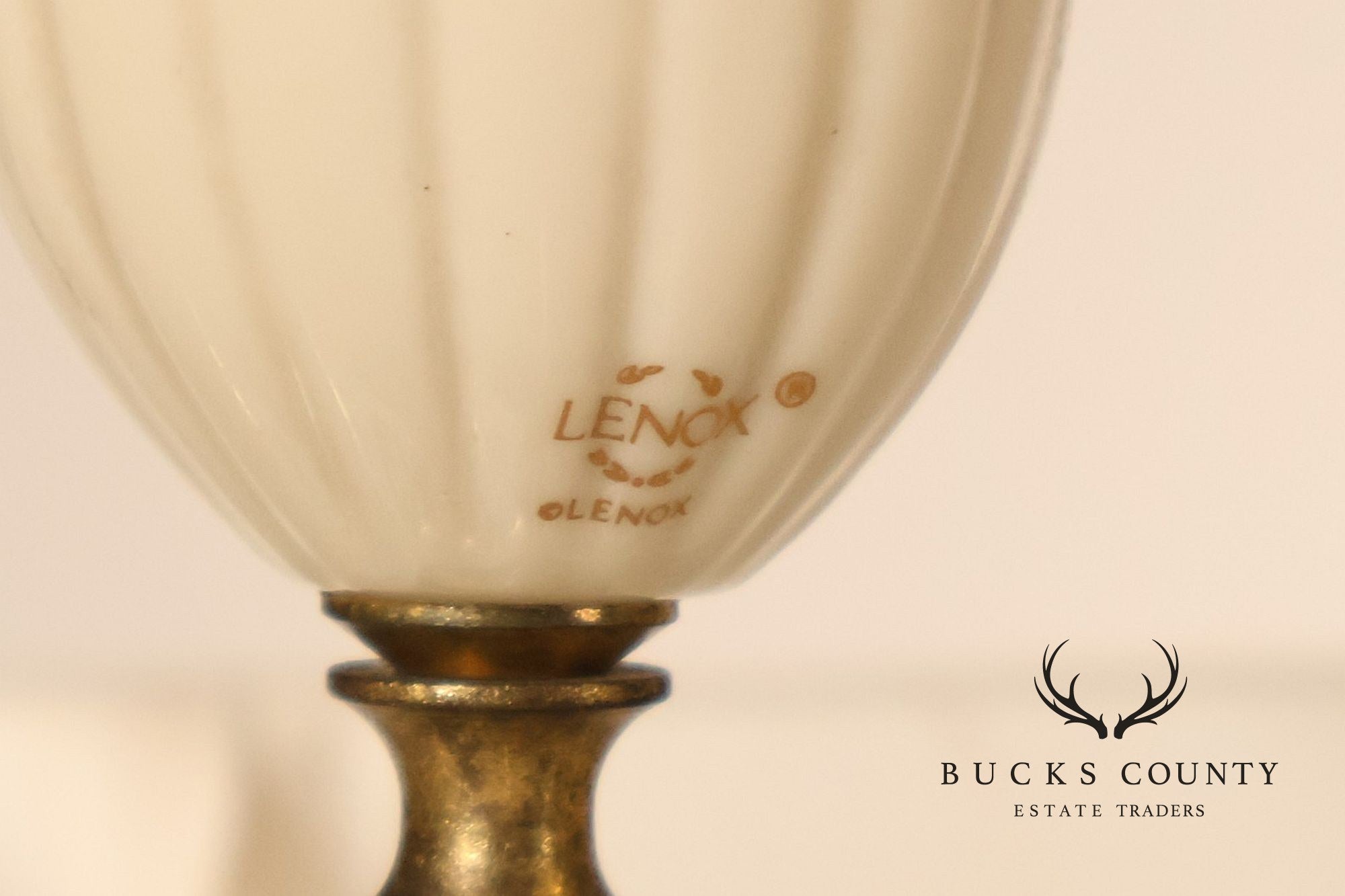 Vintage Lenox Porcelain Urn Table Lamp