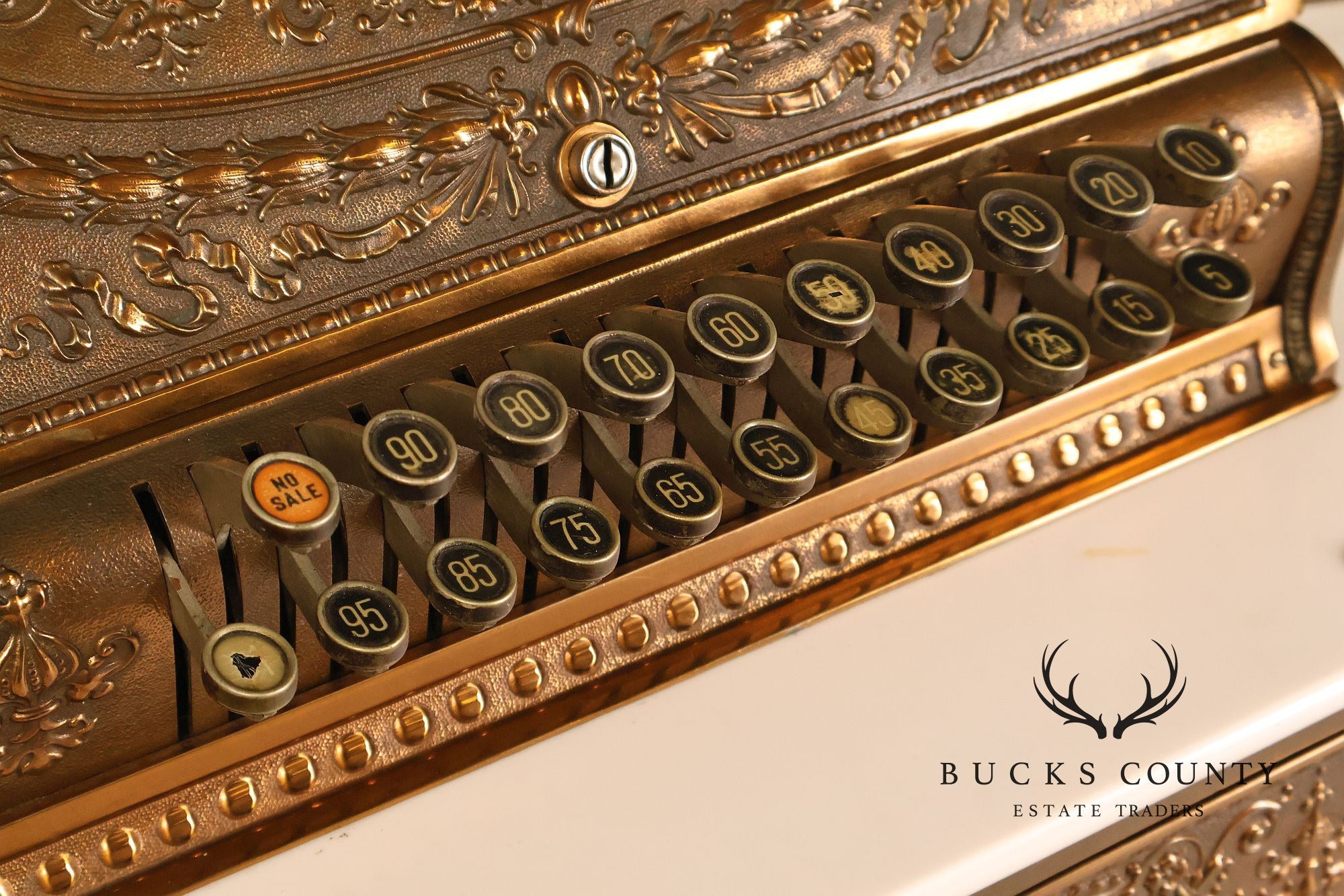 National Cash Register Model 333 Brass Cash Register