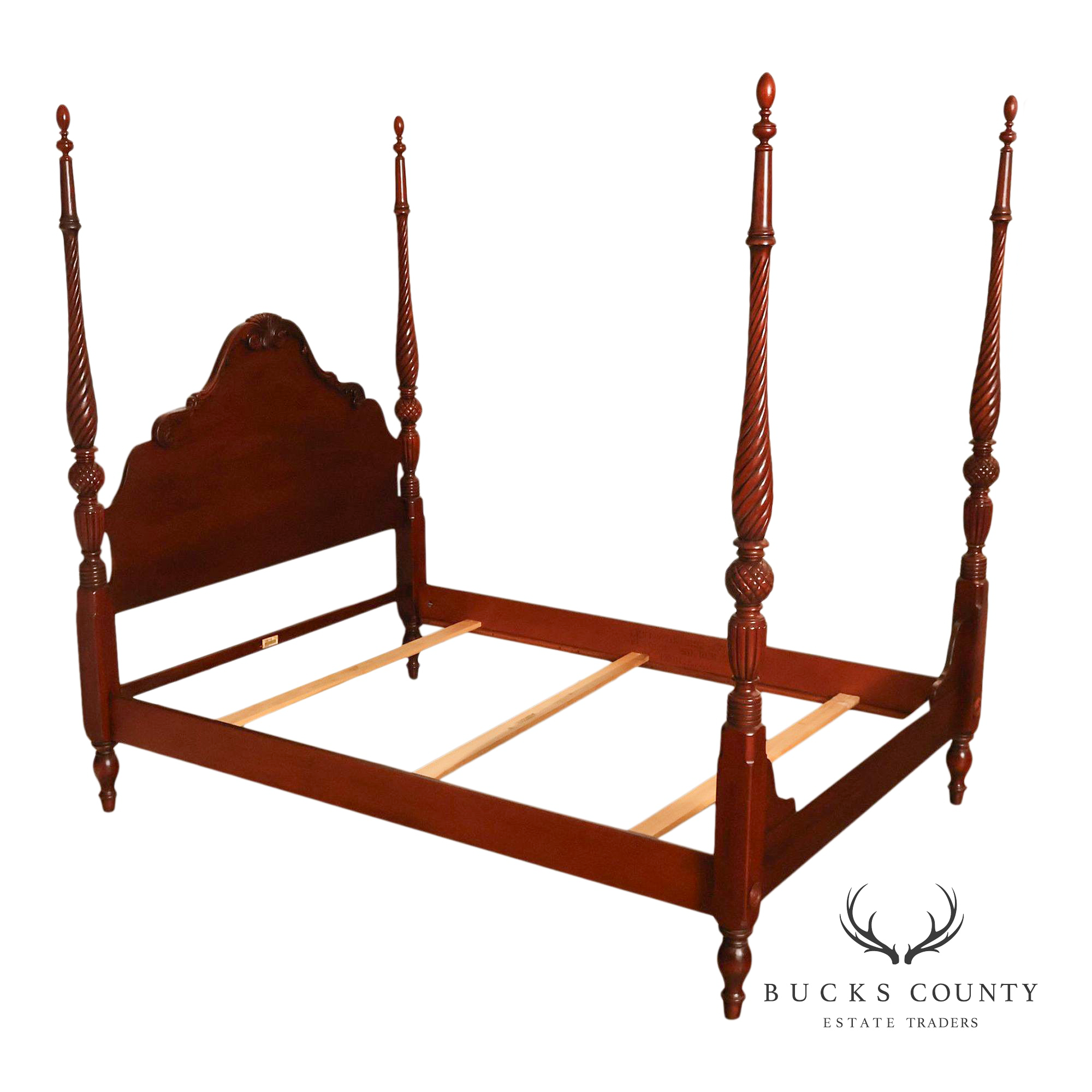 Lexington Furniture Vestiges Of The Past Queen Size Mahogany Poster Bed