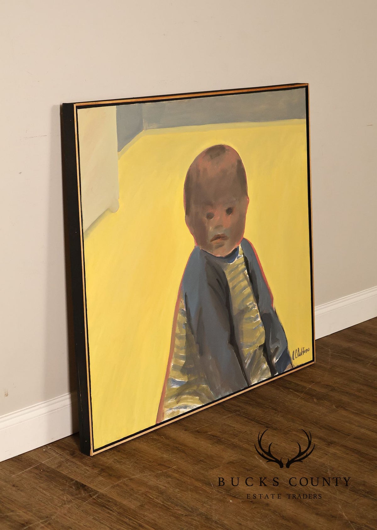 Anne Cooper Dobbins Oil Painting, 'Vanessa Alone'