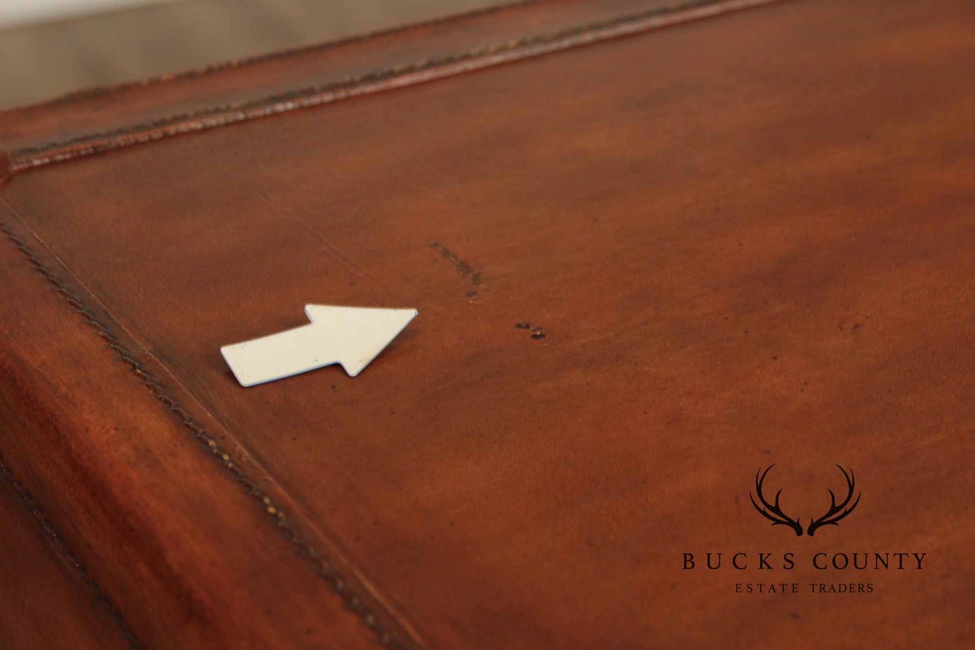 Maitland Smith Leather Stacking Luggage Chest Of Drawers