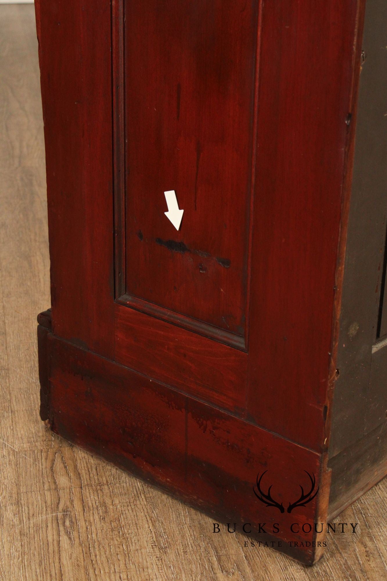 Antique Empire Revival Carved Mahogany Bookcase