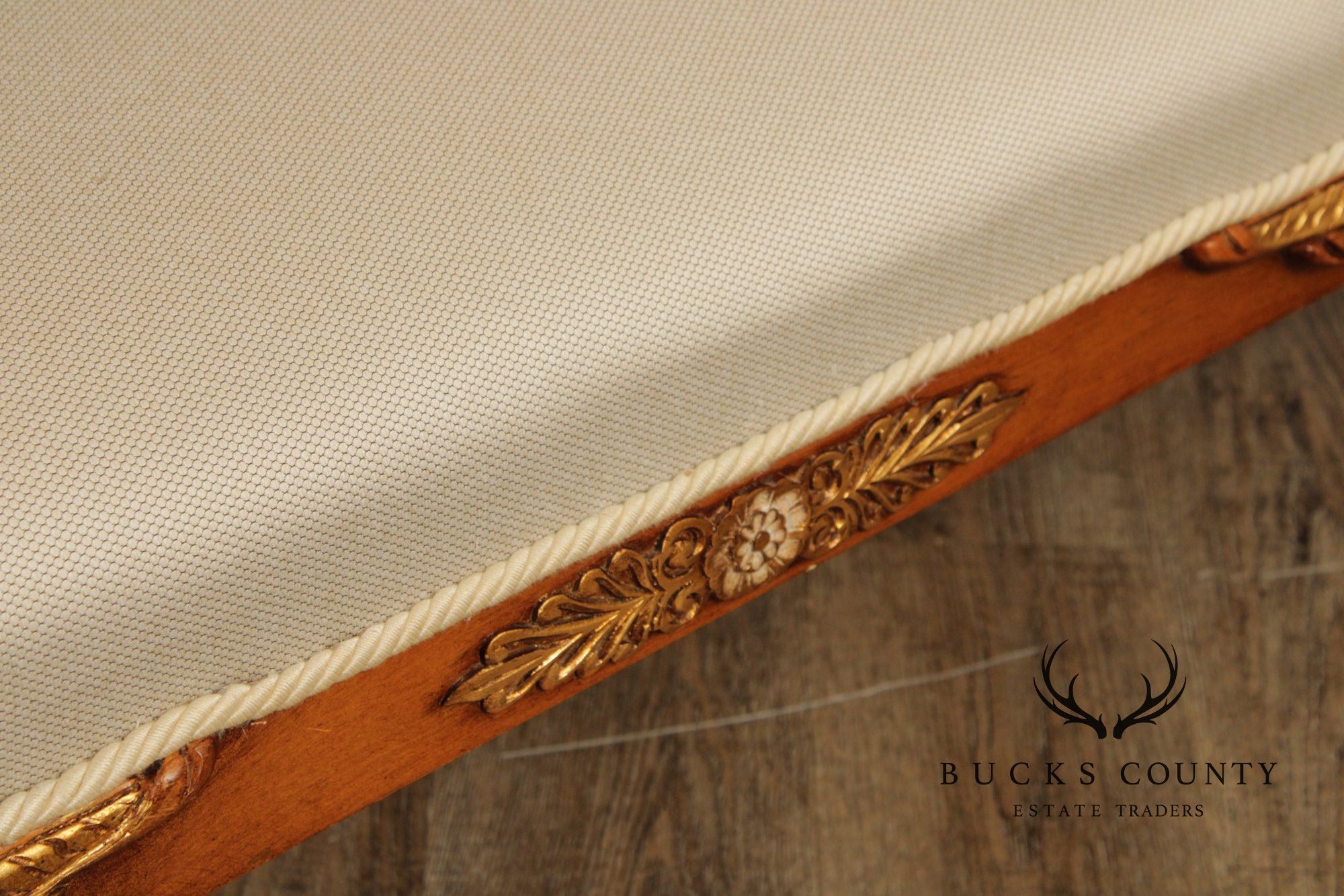 Italian Empire Gilt Carved Eagle Bench