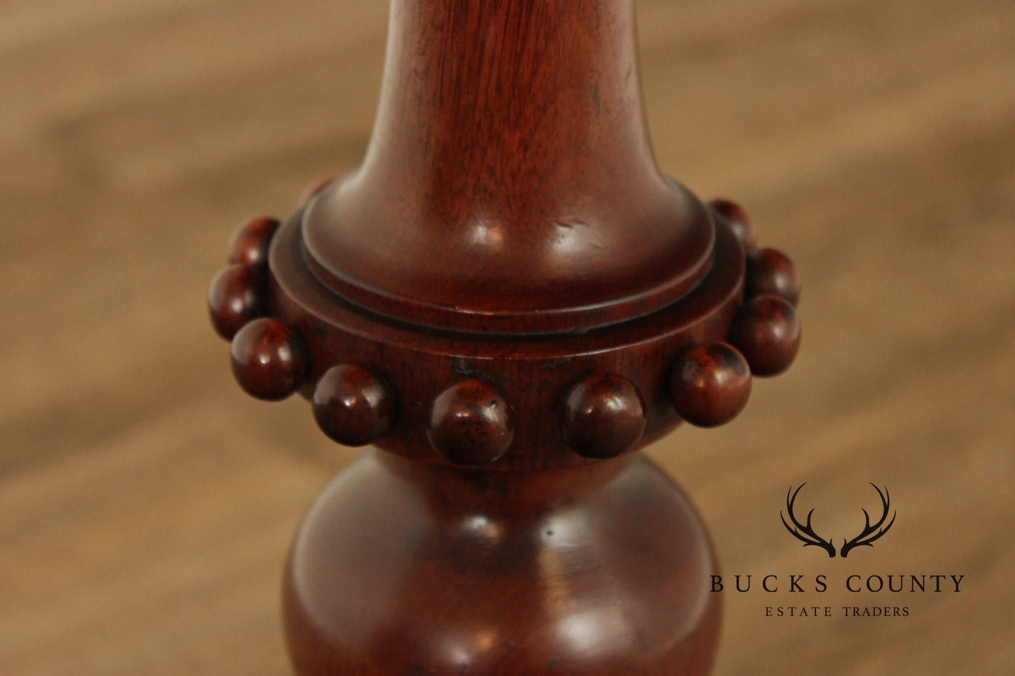 Antique Victorian Walnut Pedestal Plant Stand