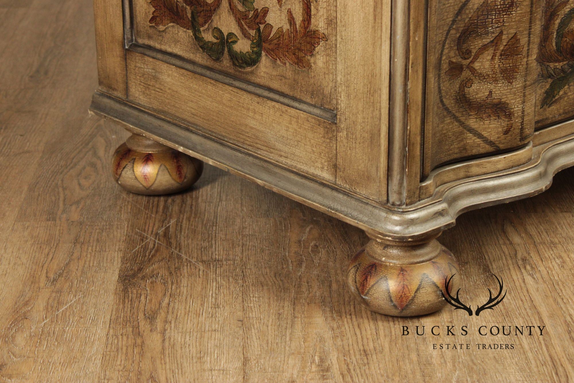 Bernhardt Baroque Style Painted Chest Of Drawers