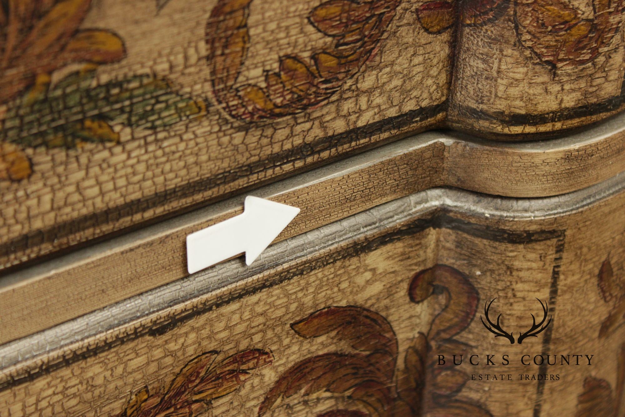 Bernhardt Baroque Style Painted Chest Of Drawers