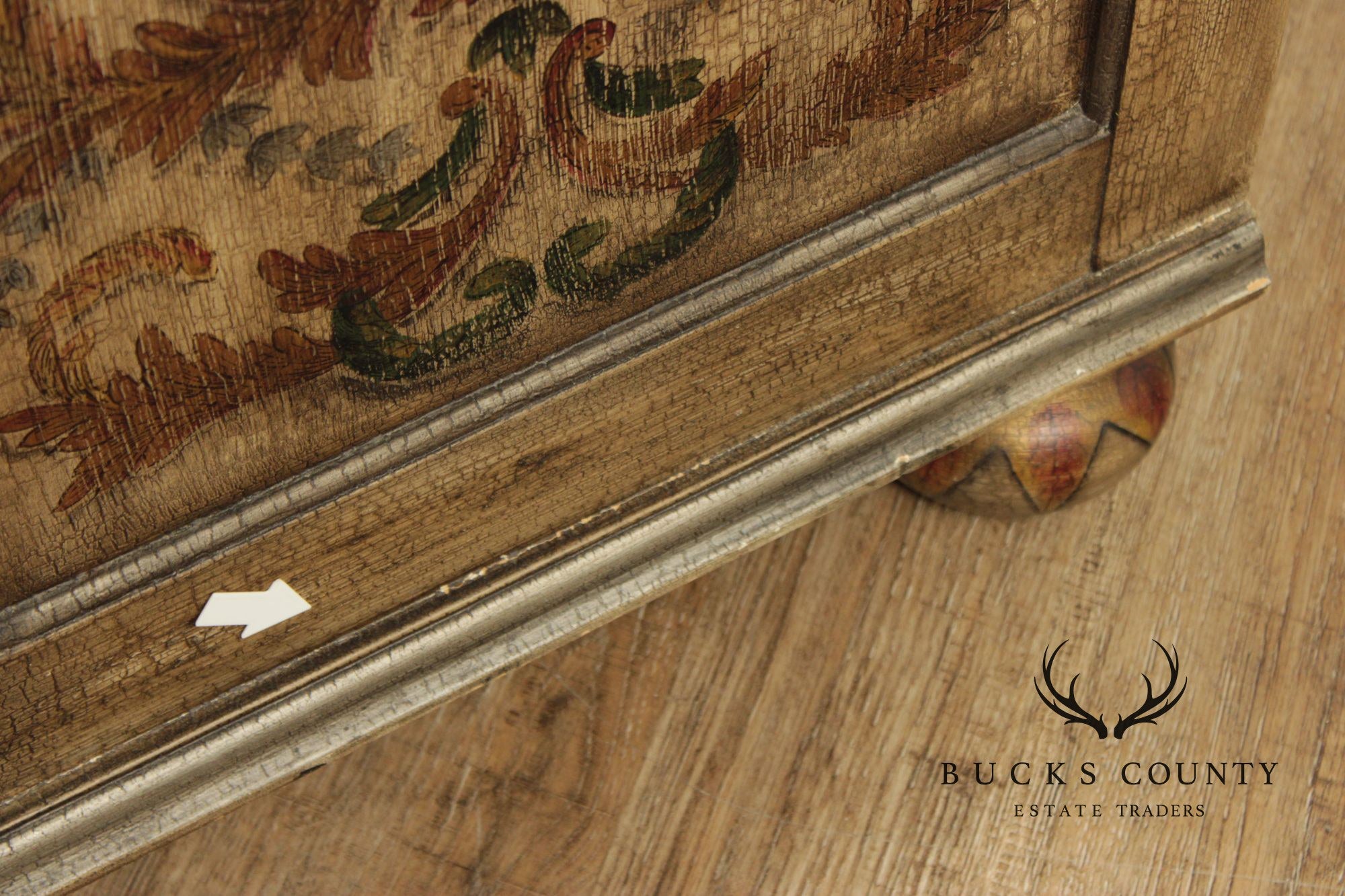 Bernhardt Baroque Style Painted Chest Of Drawers