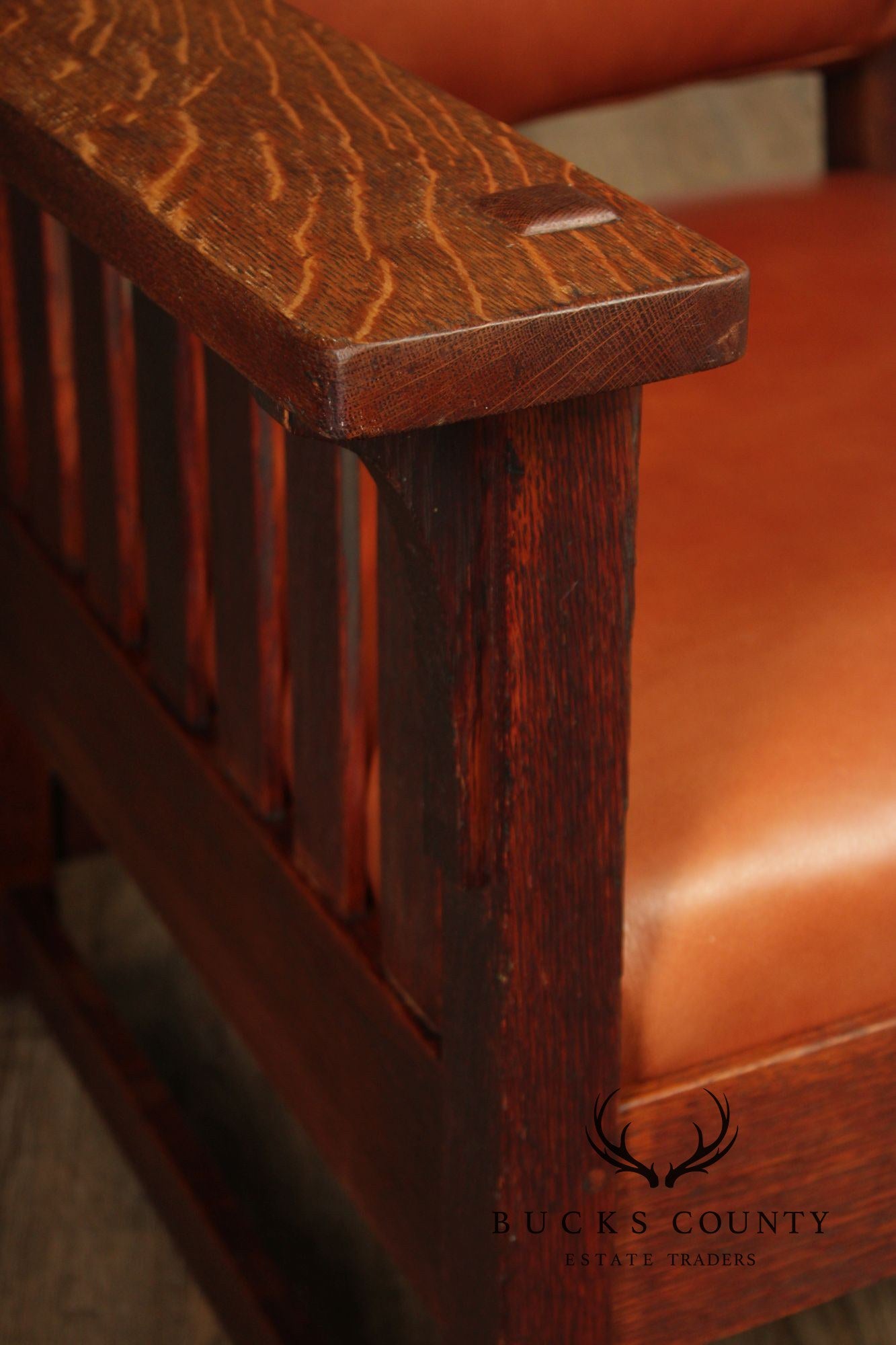 L.&J.G. Stickley Antique Mission Oak Armchair