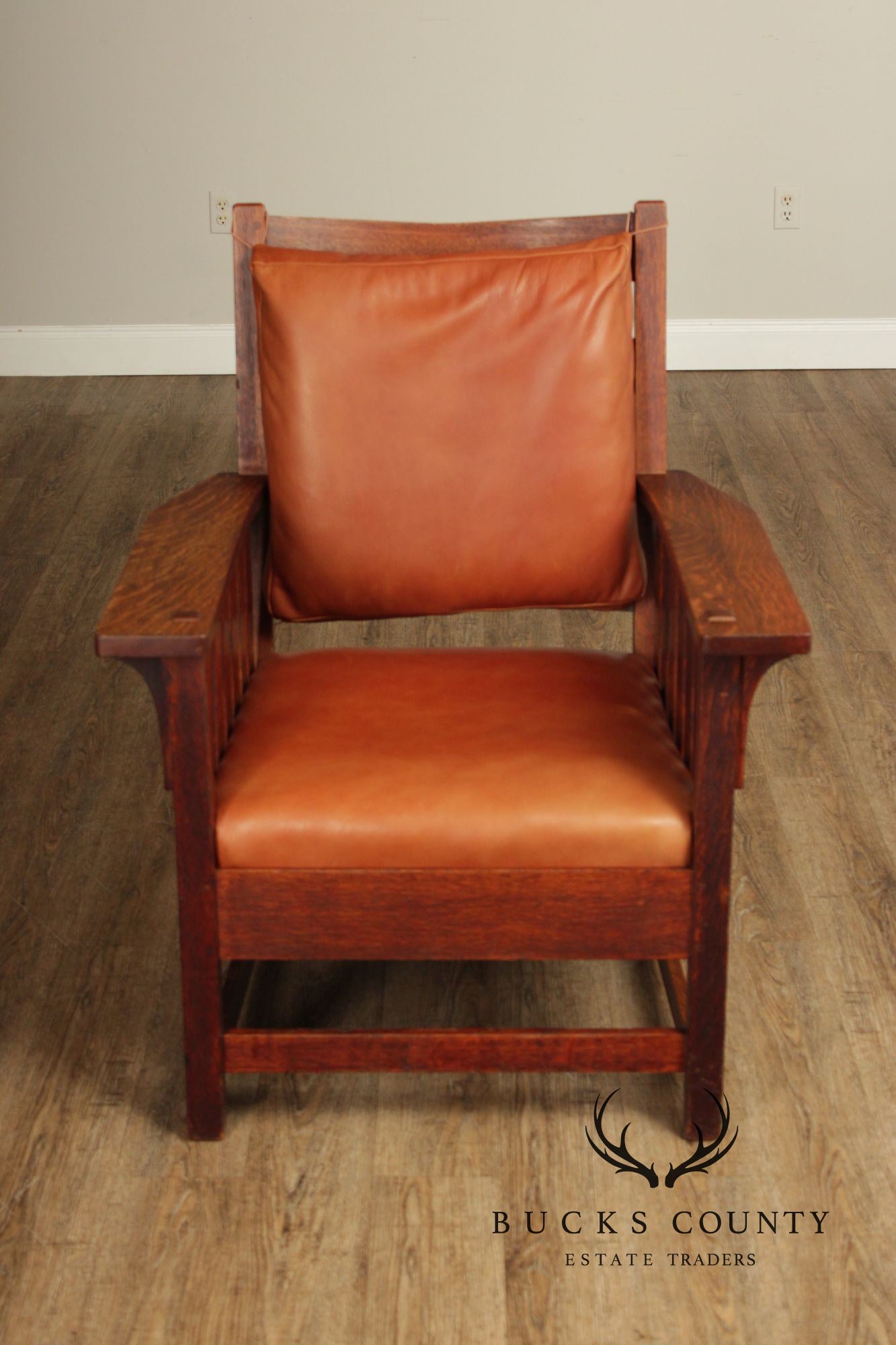 L.&J.G. Stickley Antique Mission Oak Armchair