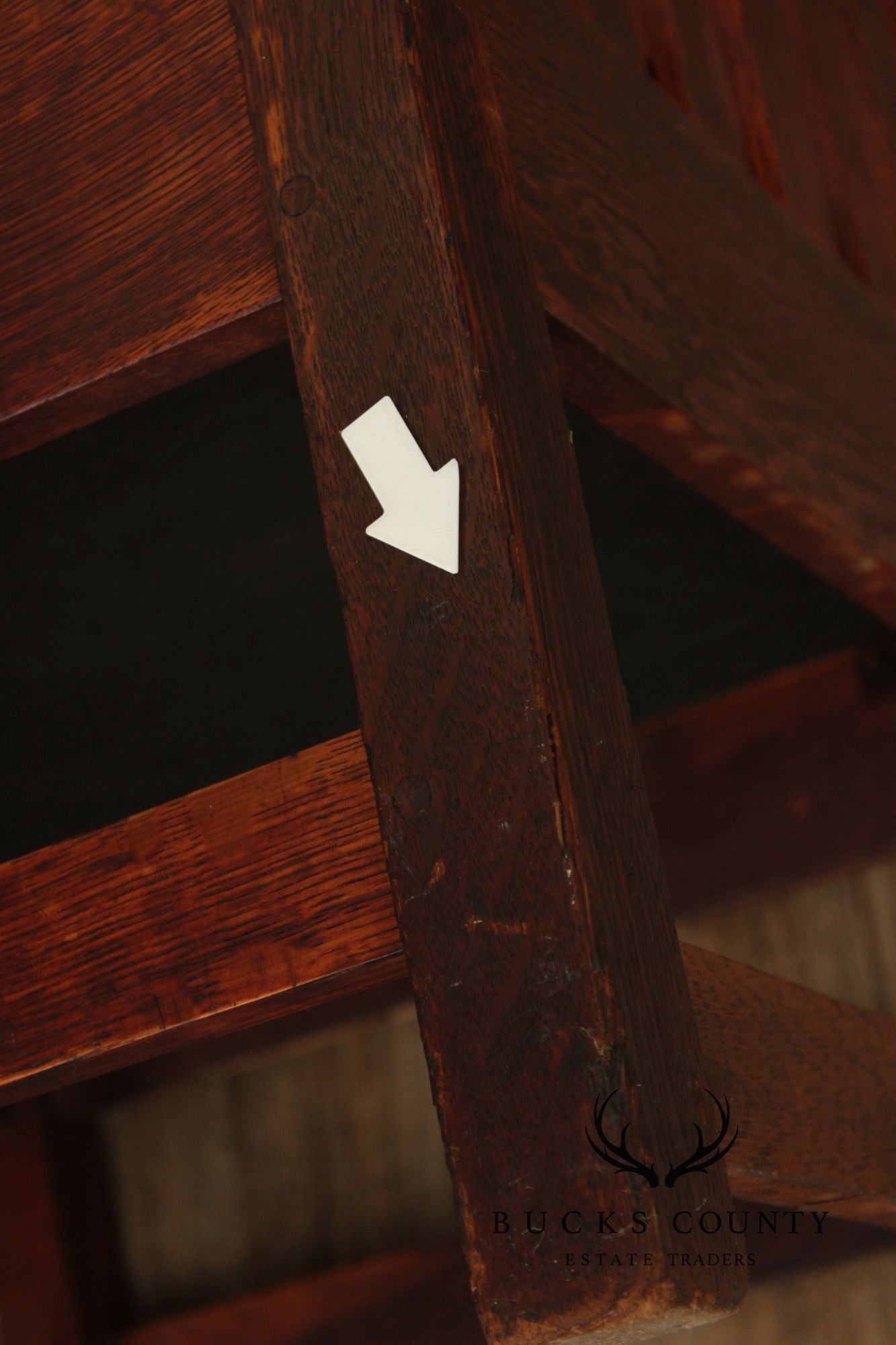L.&J.G. Stickley Antique Mission Oak Armchair