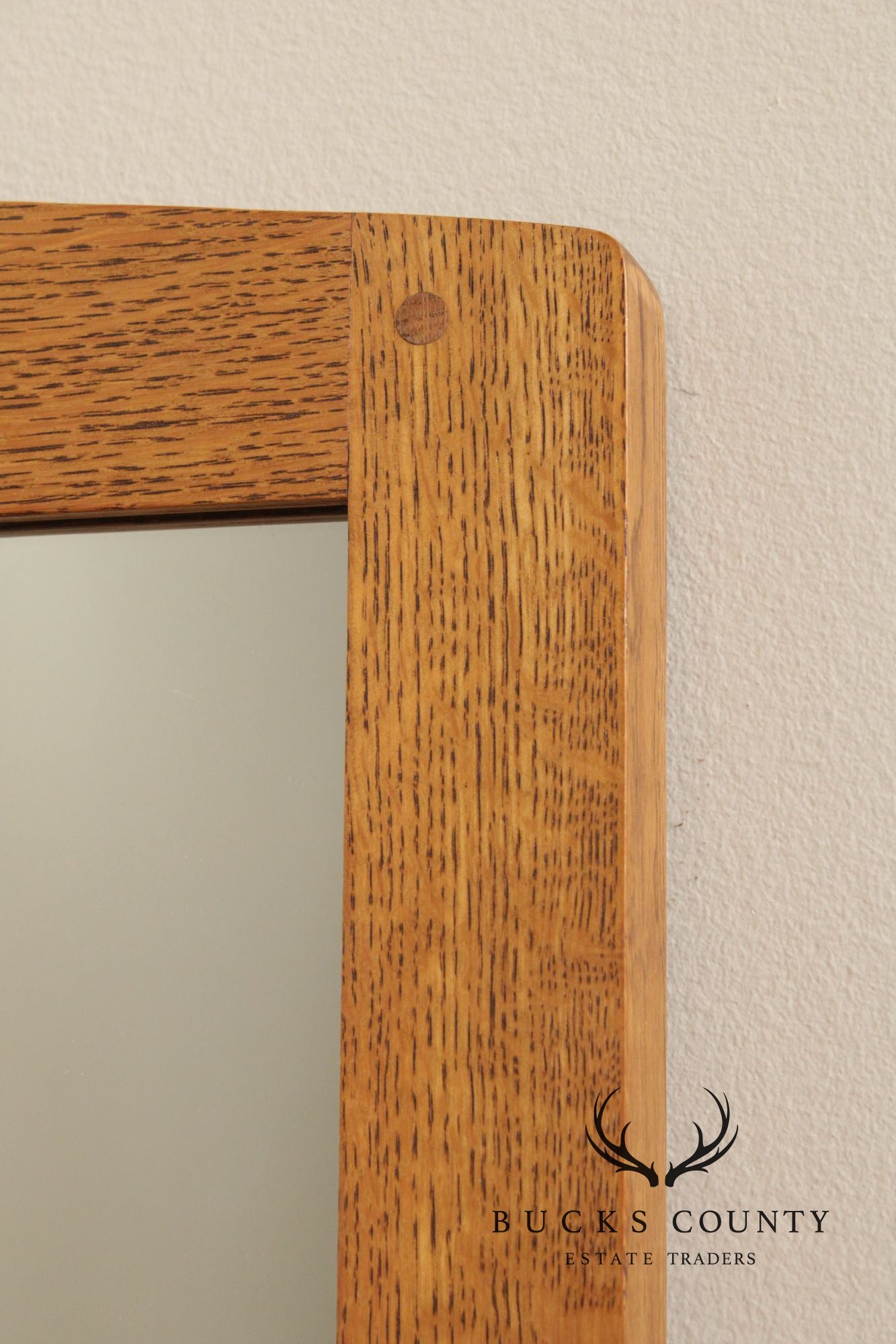 Stickley Mission Collection Oak Frame Dresser or Wall Mirror