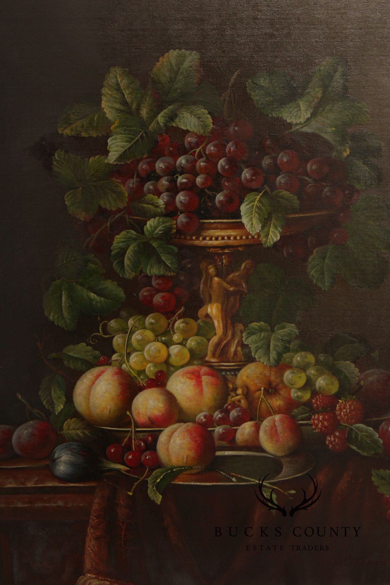 Artist Signed Fruit Still-Life Painting