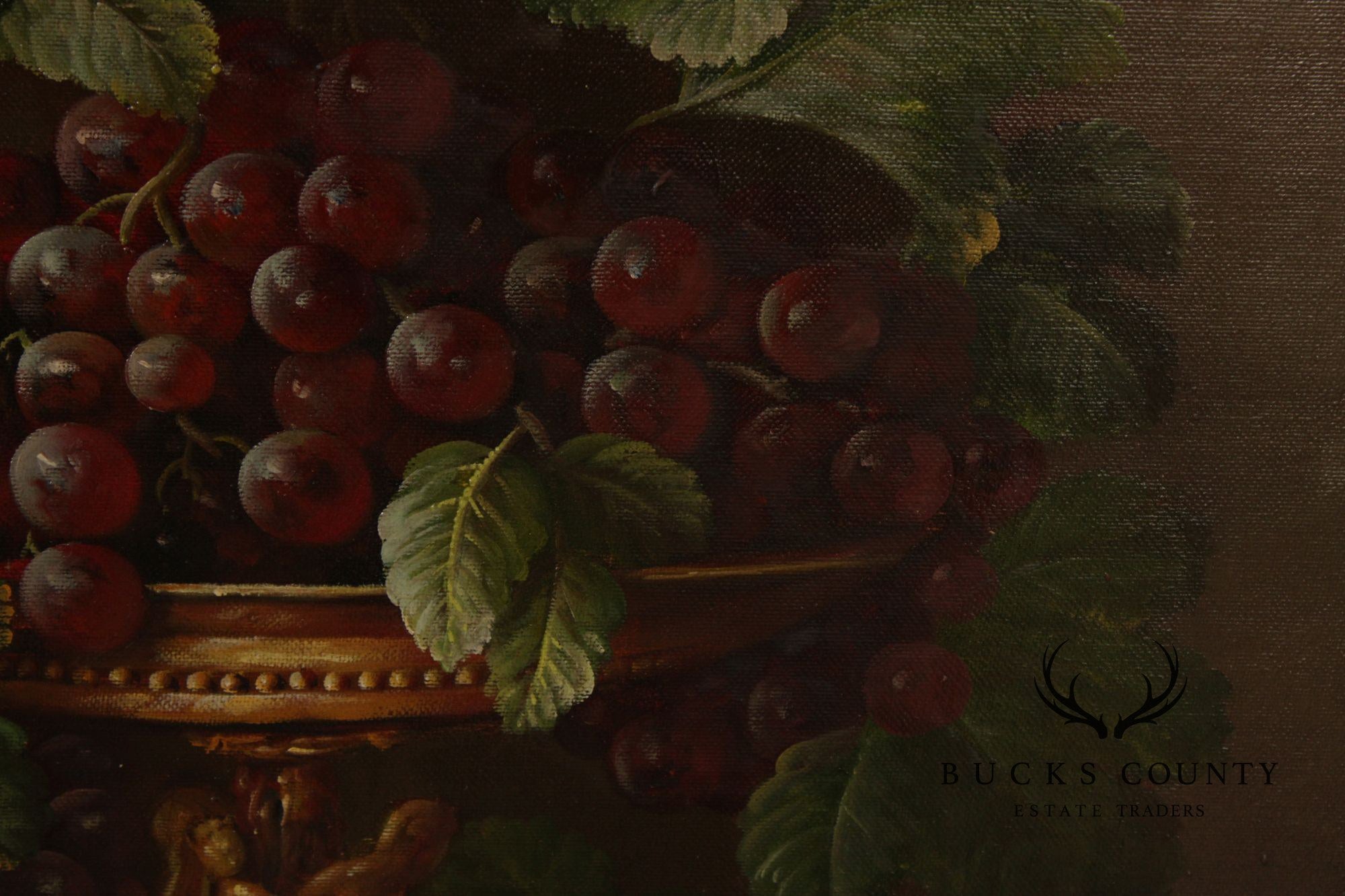 Artist Signed Fruit Still-Life Painting