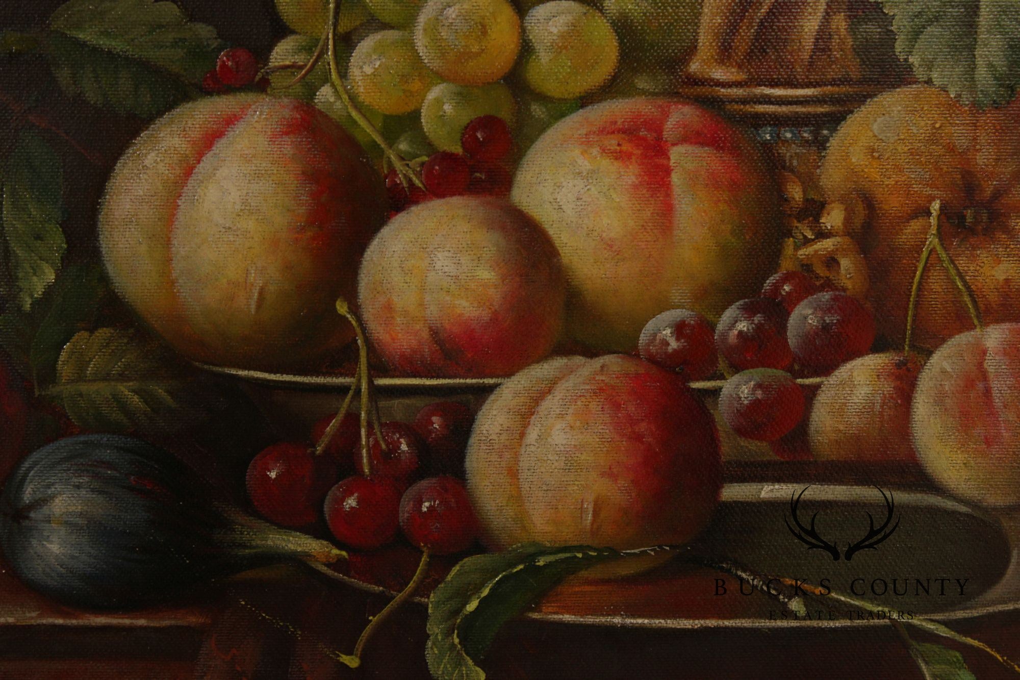 Artist Signed Fruit Still-Life Painting
