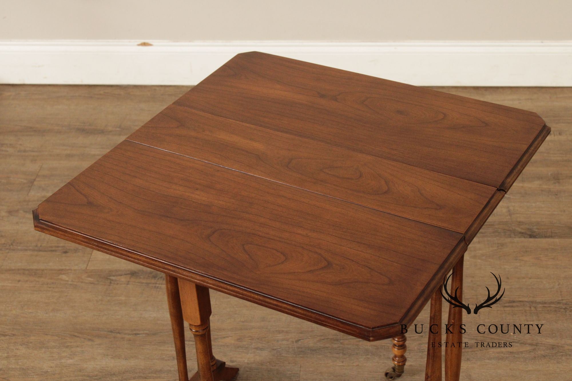 Brandt Furniture Cherry Drop-Leaf Sutherland Side Table