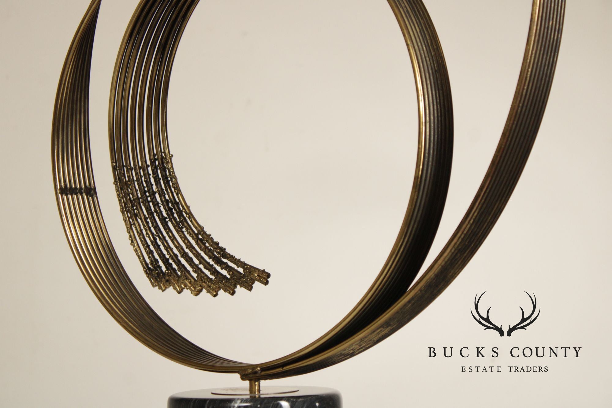 Curtis Jere Modernist Flowing Waves Sculpture