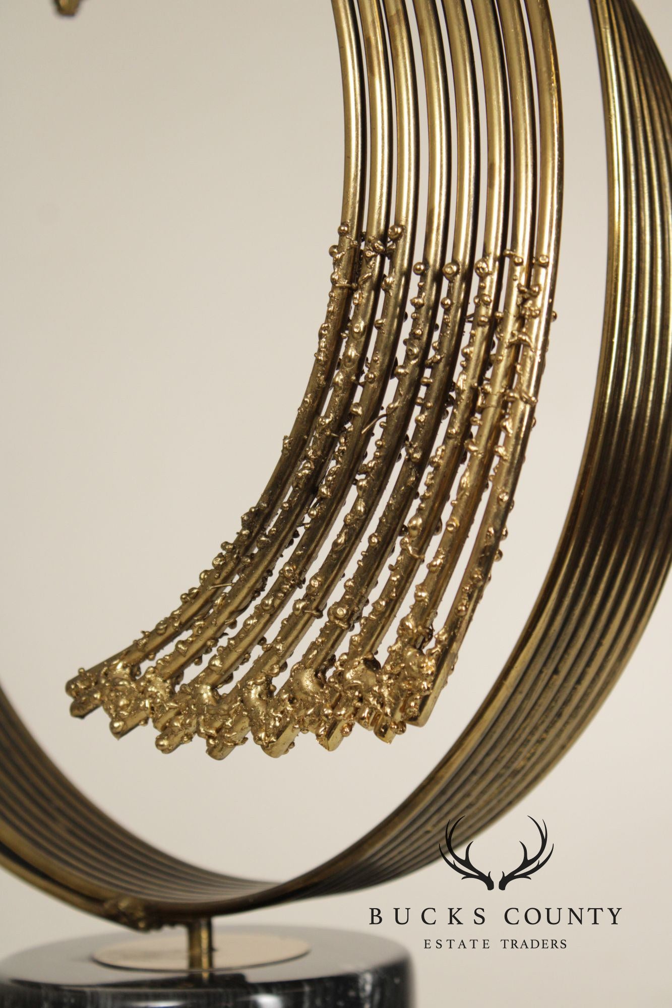 Curtis Jere Modernist Flowing Waves Sculpture