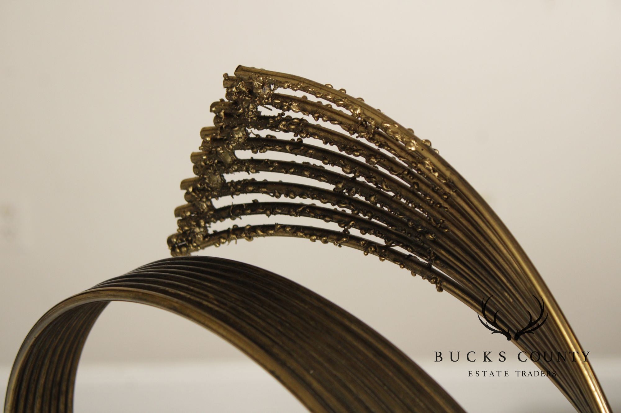 Curtis Jere Modernist Flowing Waves Sculpture