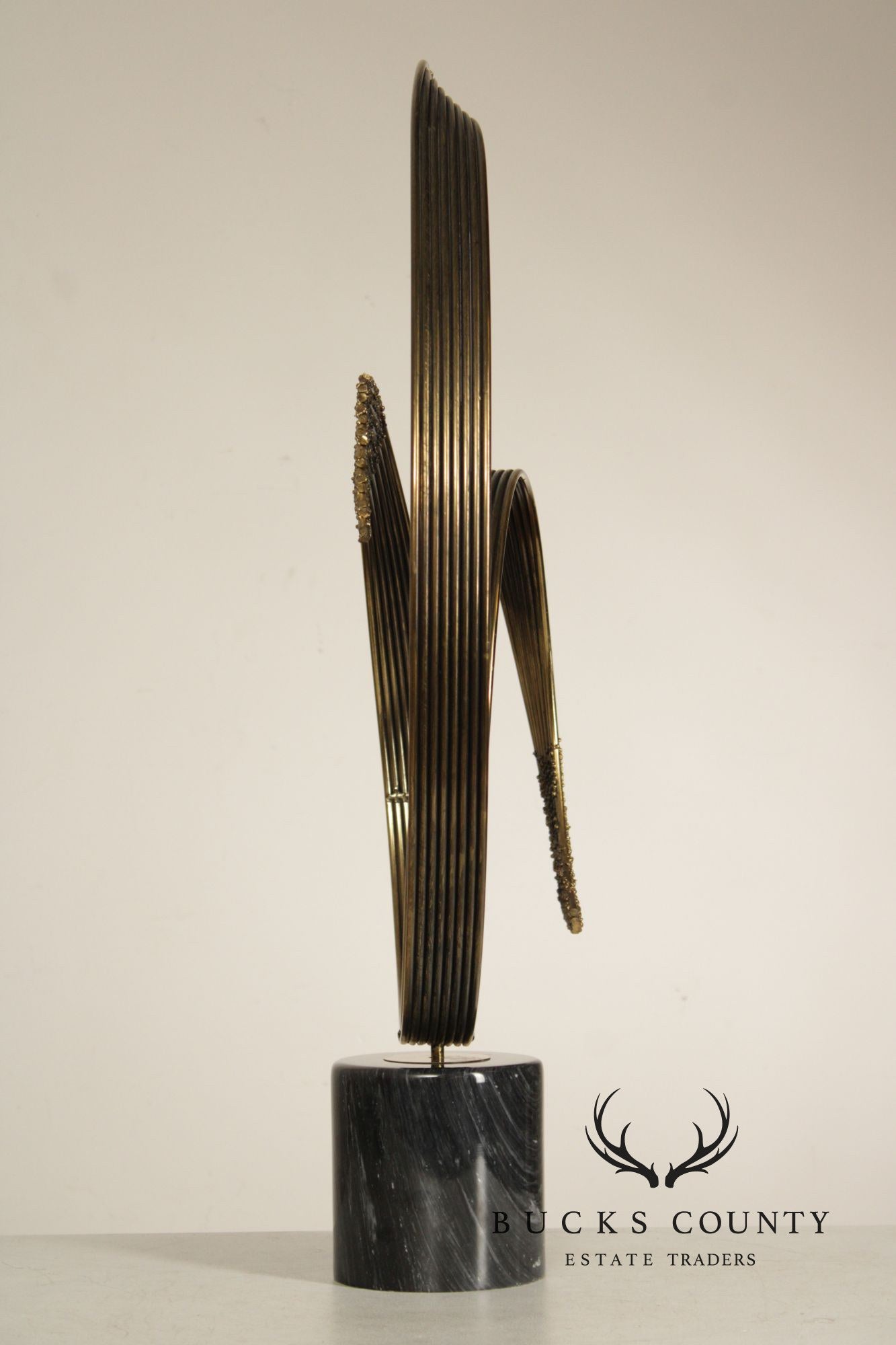 Curtis Jere Modernist Flowing Waves Sculpture