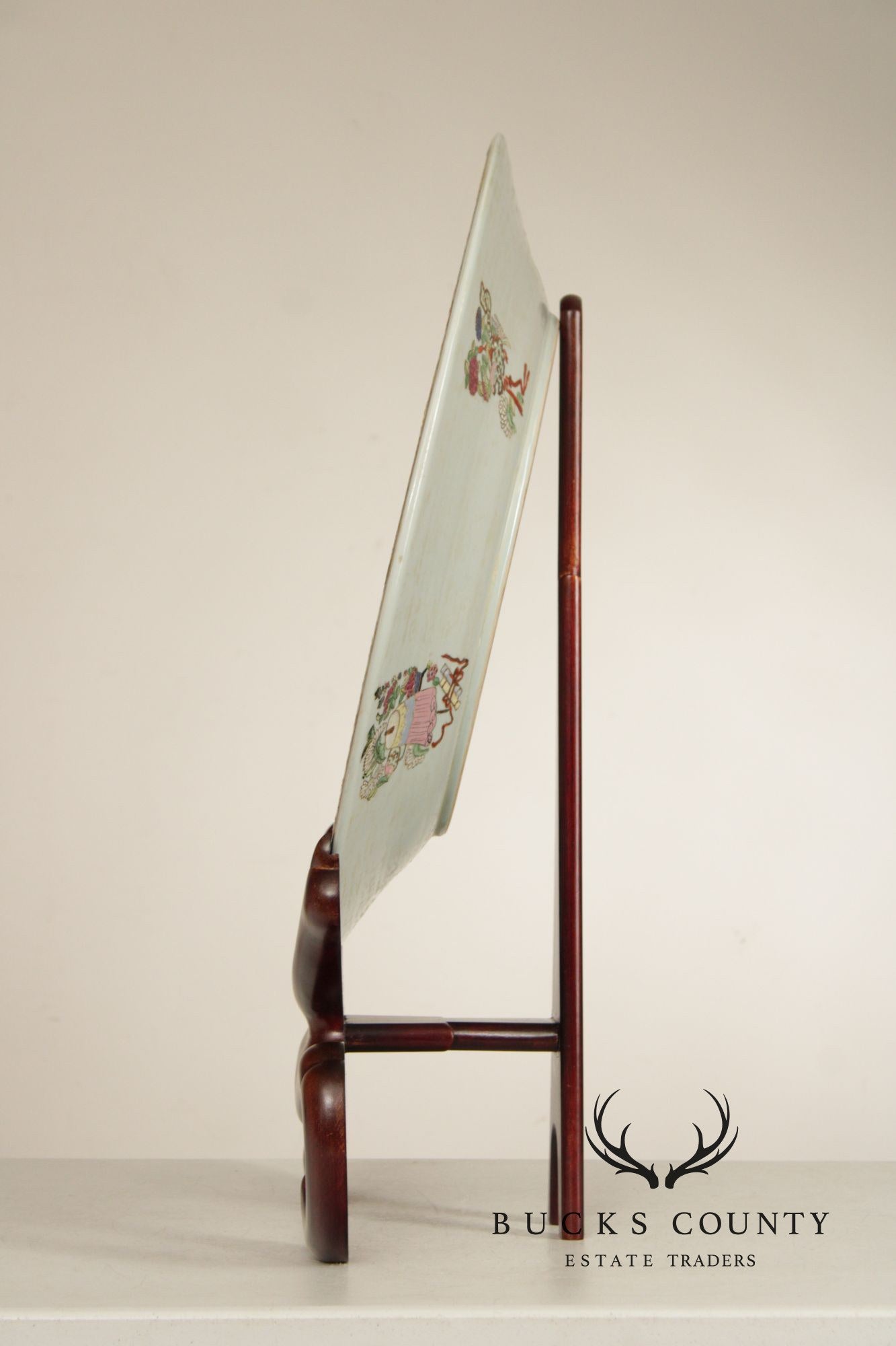 Chinese Monumental Famille Rose Porcelain Charger