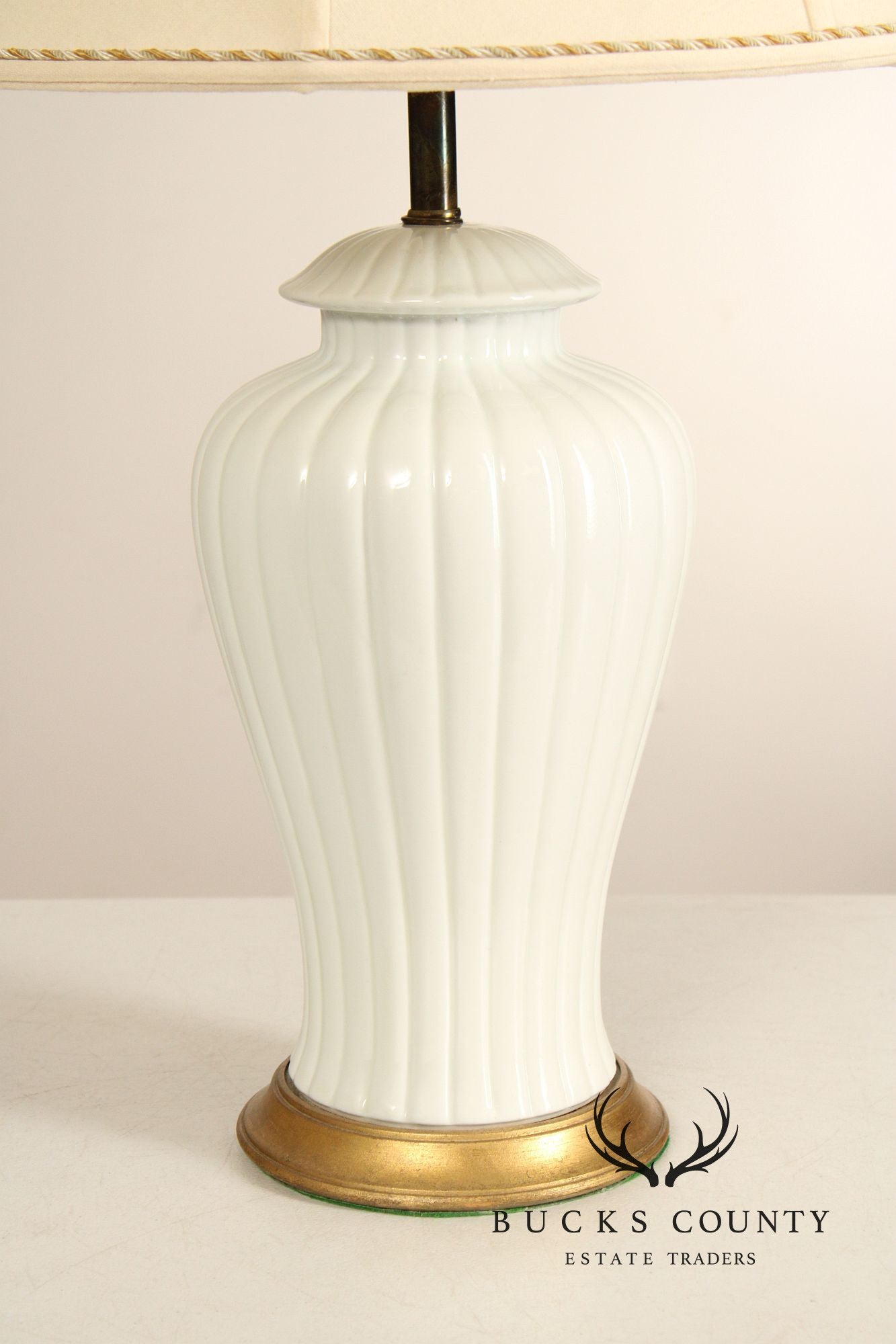 Pair of Urn Form Porcelain Table Lamps