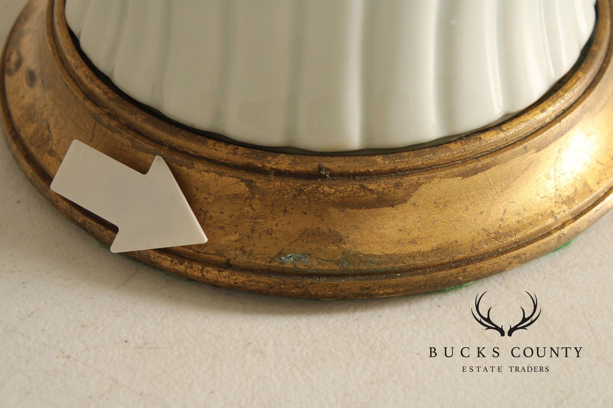 Pair of Urn Form Porcelain Table Lamps