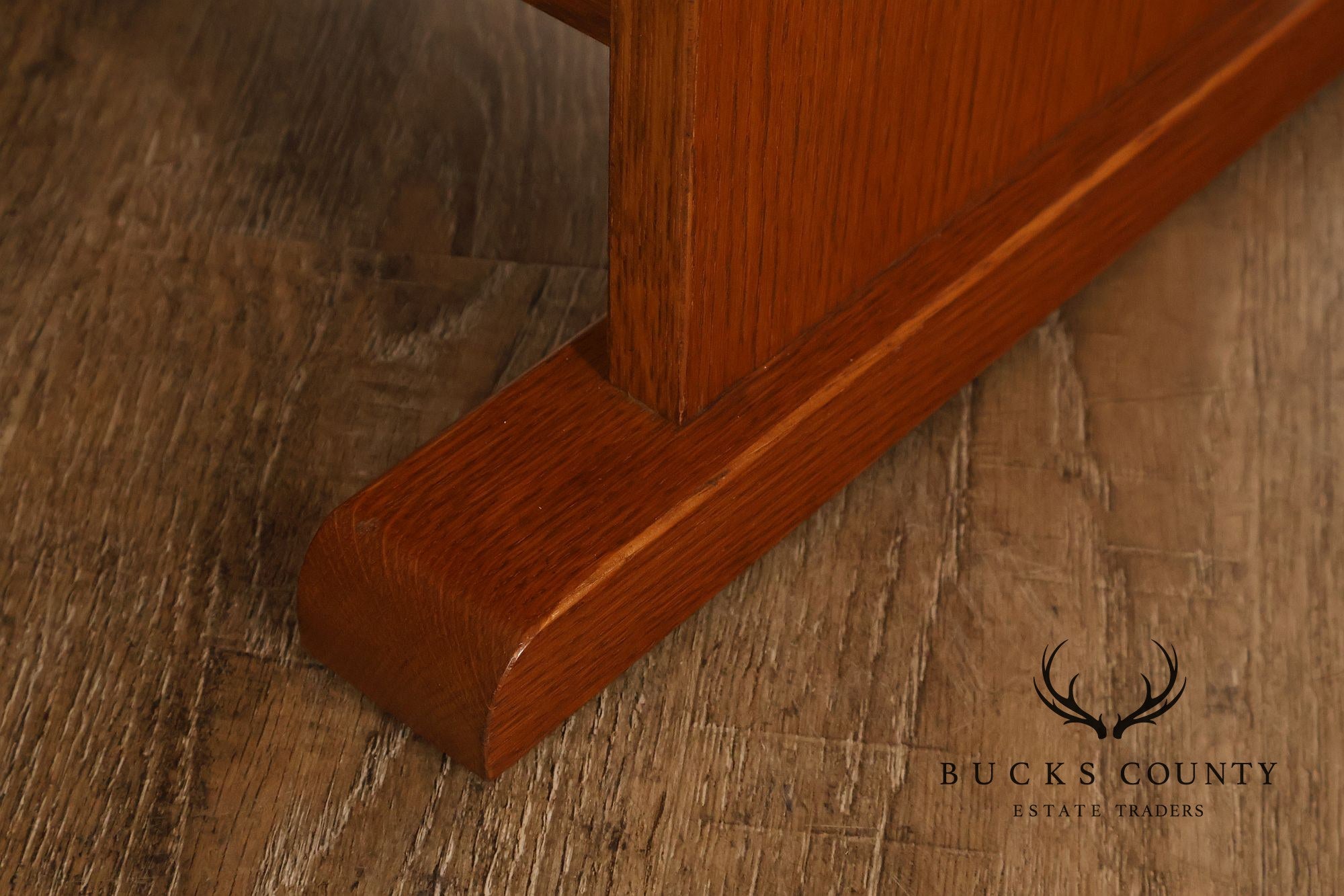 Stickley Mission Collection Harvey Ellis Inlaid Oak Tiered Occasional Table