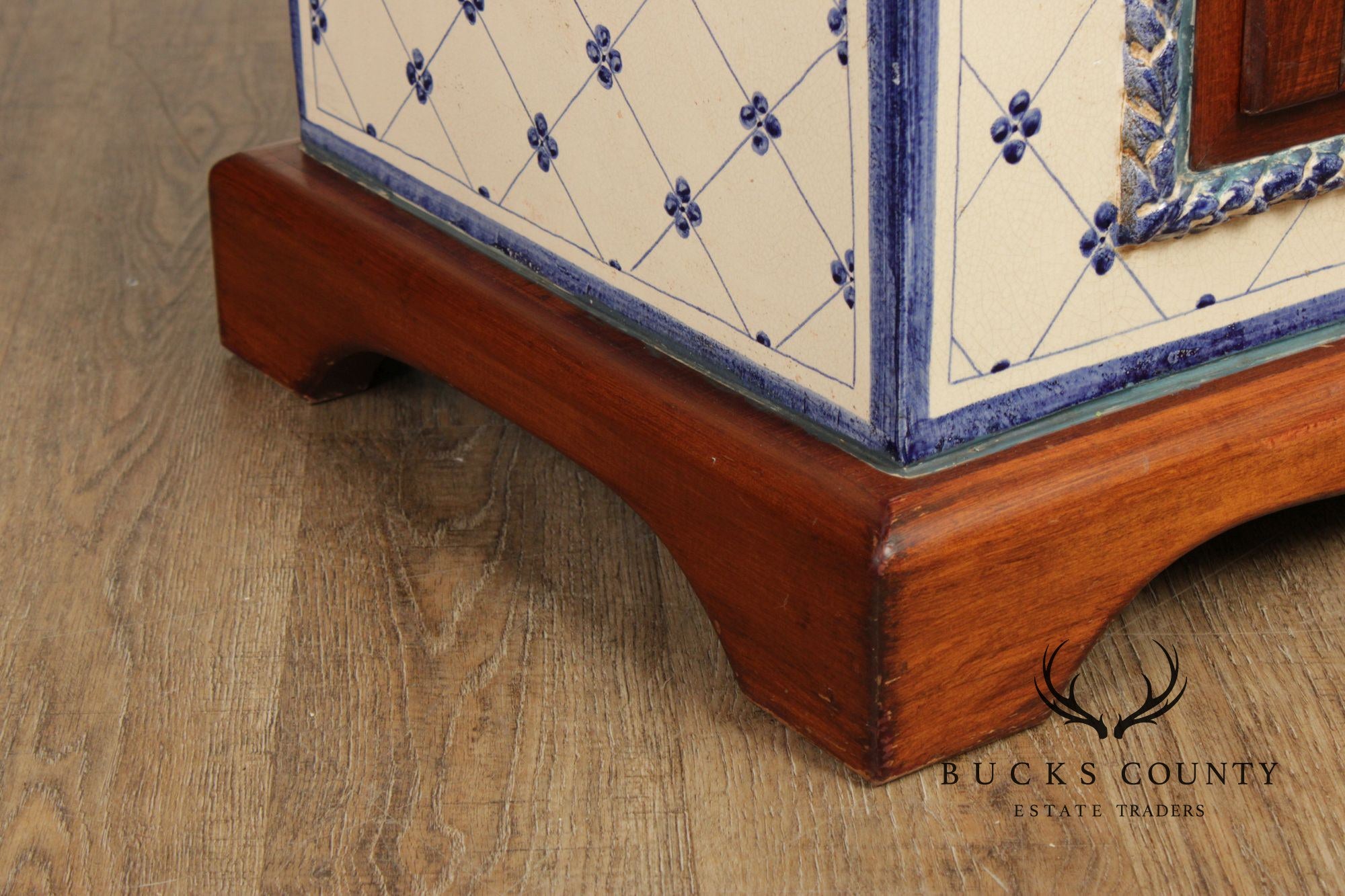 Ceccarelli Italian Majolica Porcelain Fruit Cabinet