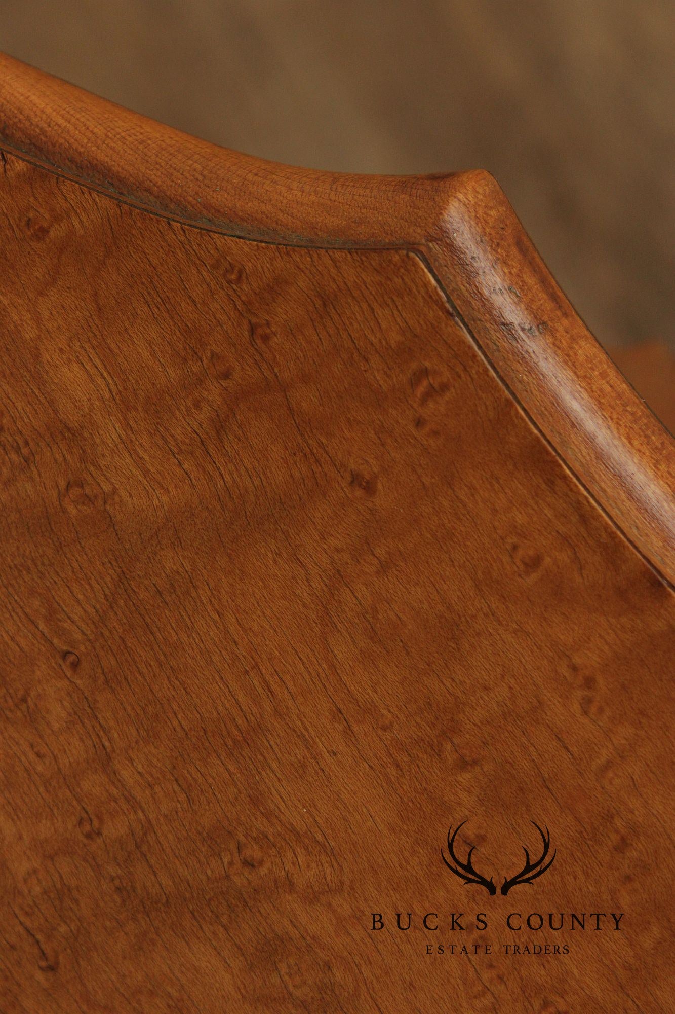 Colonial Style Bird's Eye Maple Narrow Hall Table