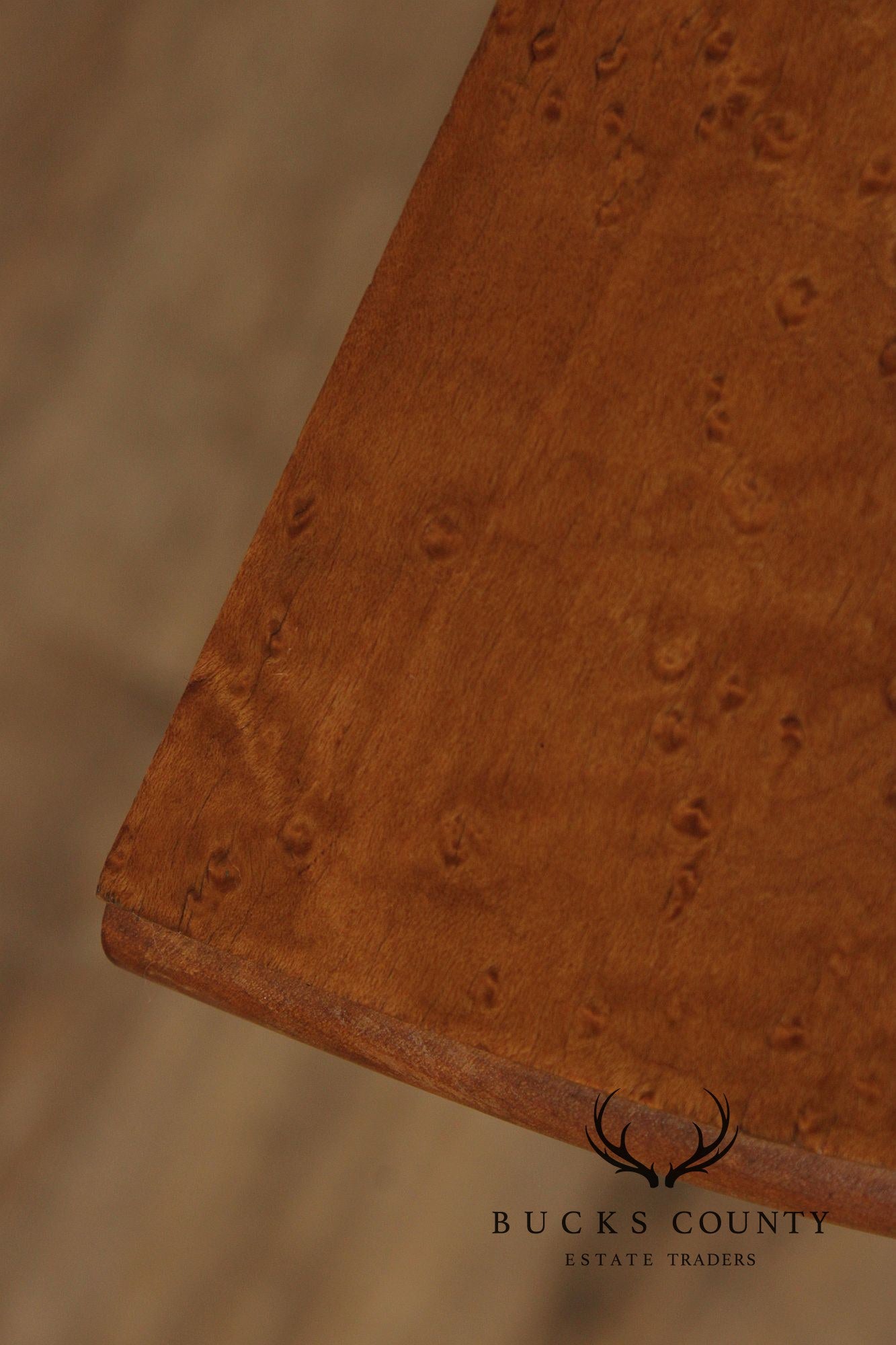 Colonial Style Bird's Eye Maple Narrow Hall Table